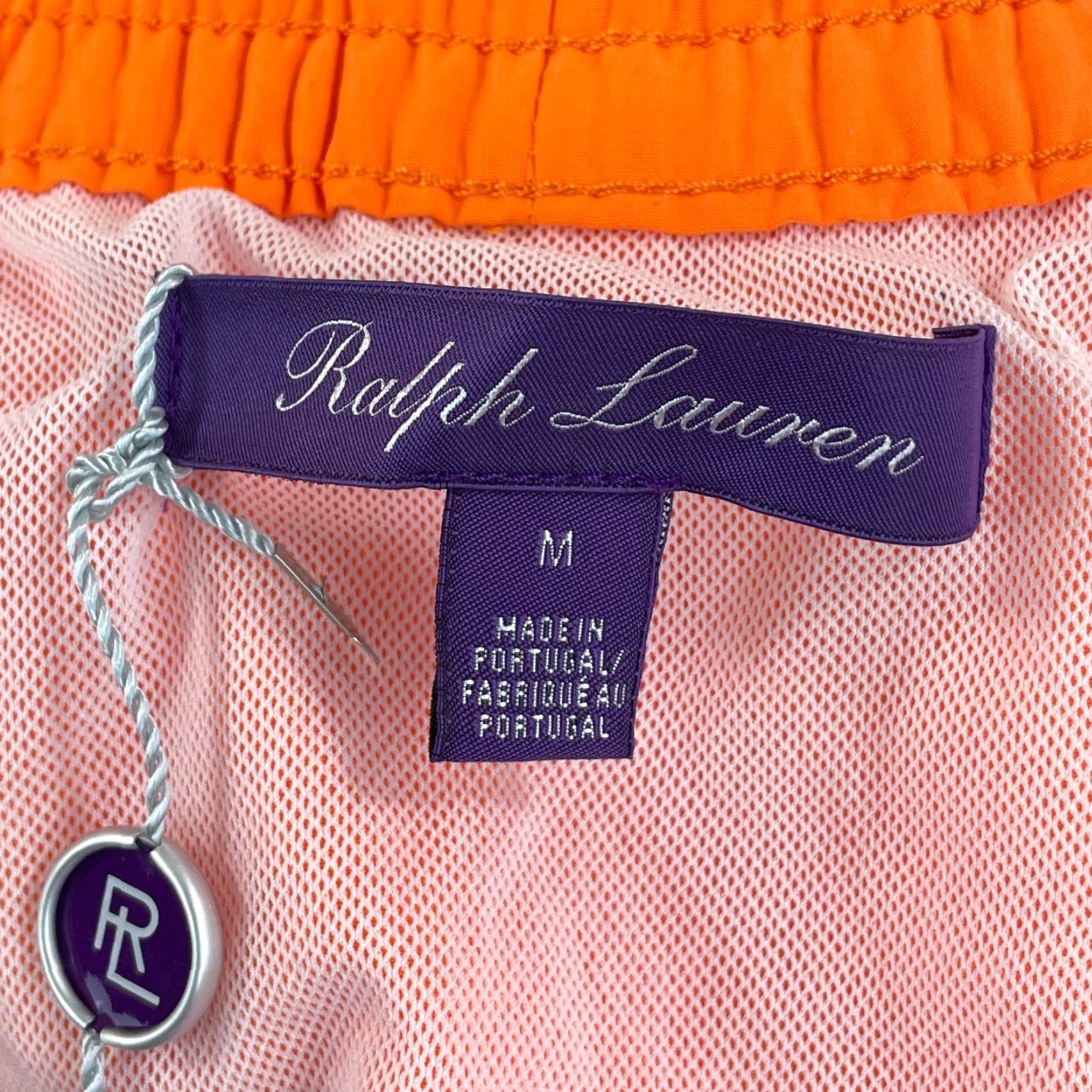 Ralph Lauren Purple Label Polo Ralph Lauren Purple Label Amalfi Swim Trunks Men Medium Orange Pop NWT 95 Size US M / EU 48-50 / 2 - 2 Thumbnail