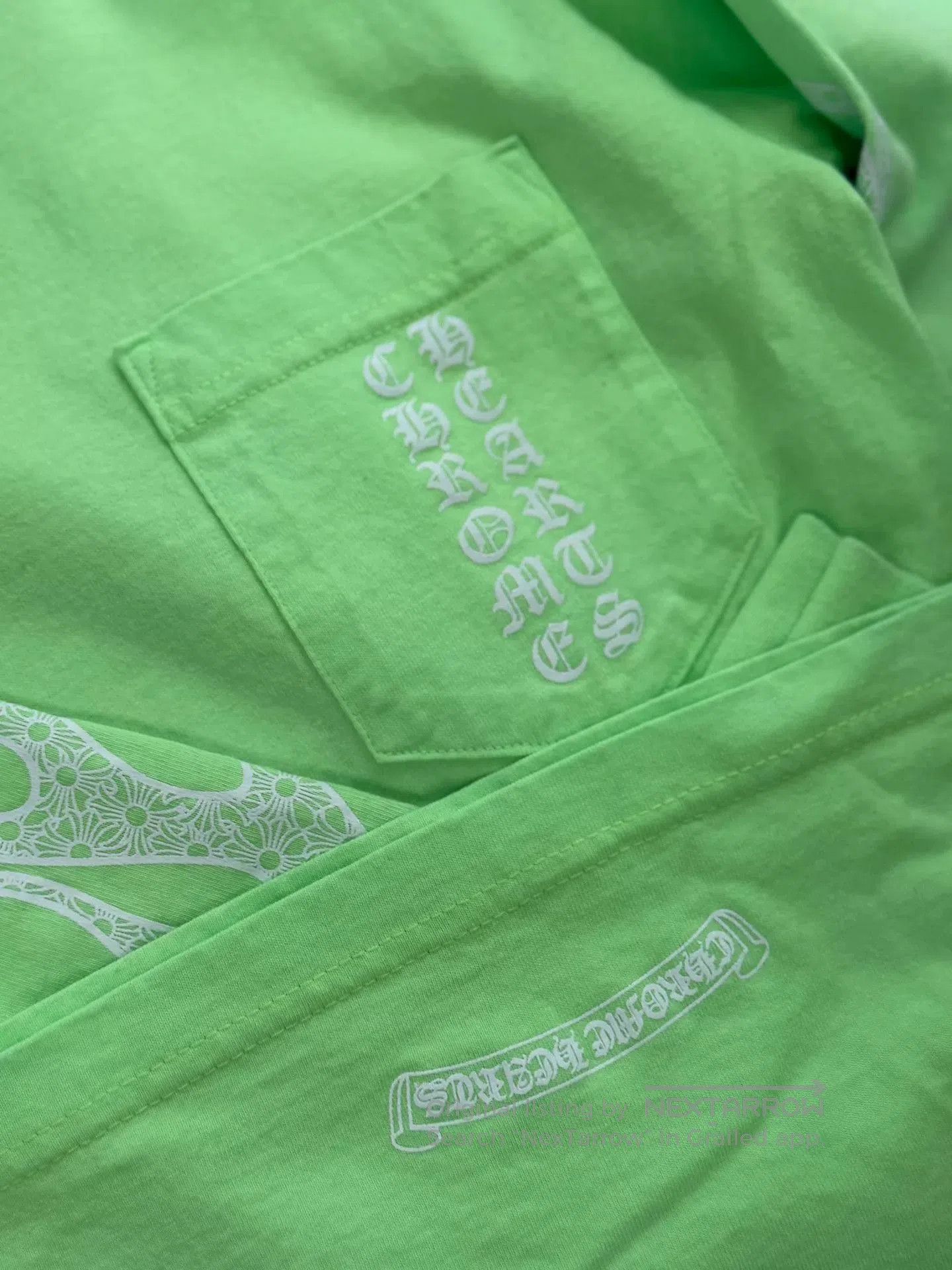 Chrome Hearts Chrome Hearts Neon Green Long Sleeve T. Size US S / EU 44-46 / 1 - 3 Thumbnail