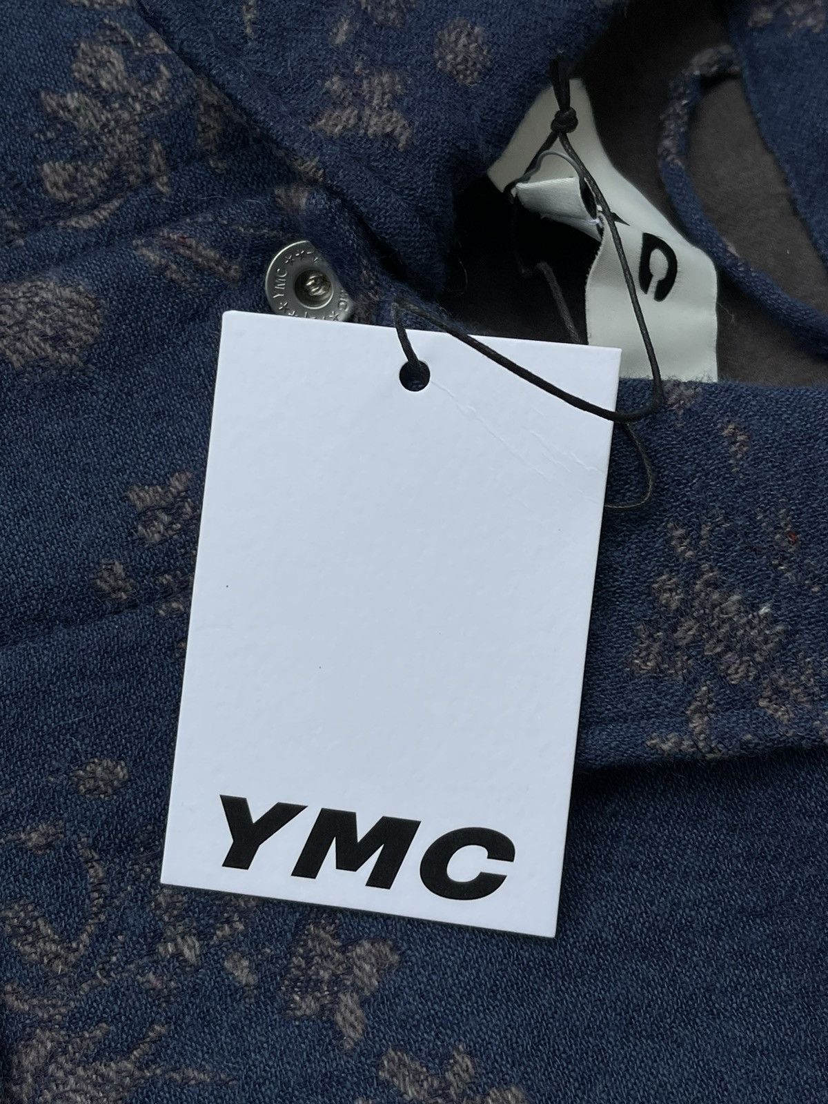YMC !DS! SS23 YMC Labour Floral Navy Wool Jacquard Jacket Size US M / EU 48-50 / 2 - 22 Thumbnail