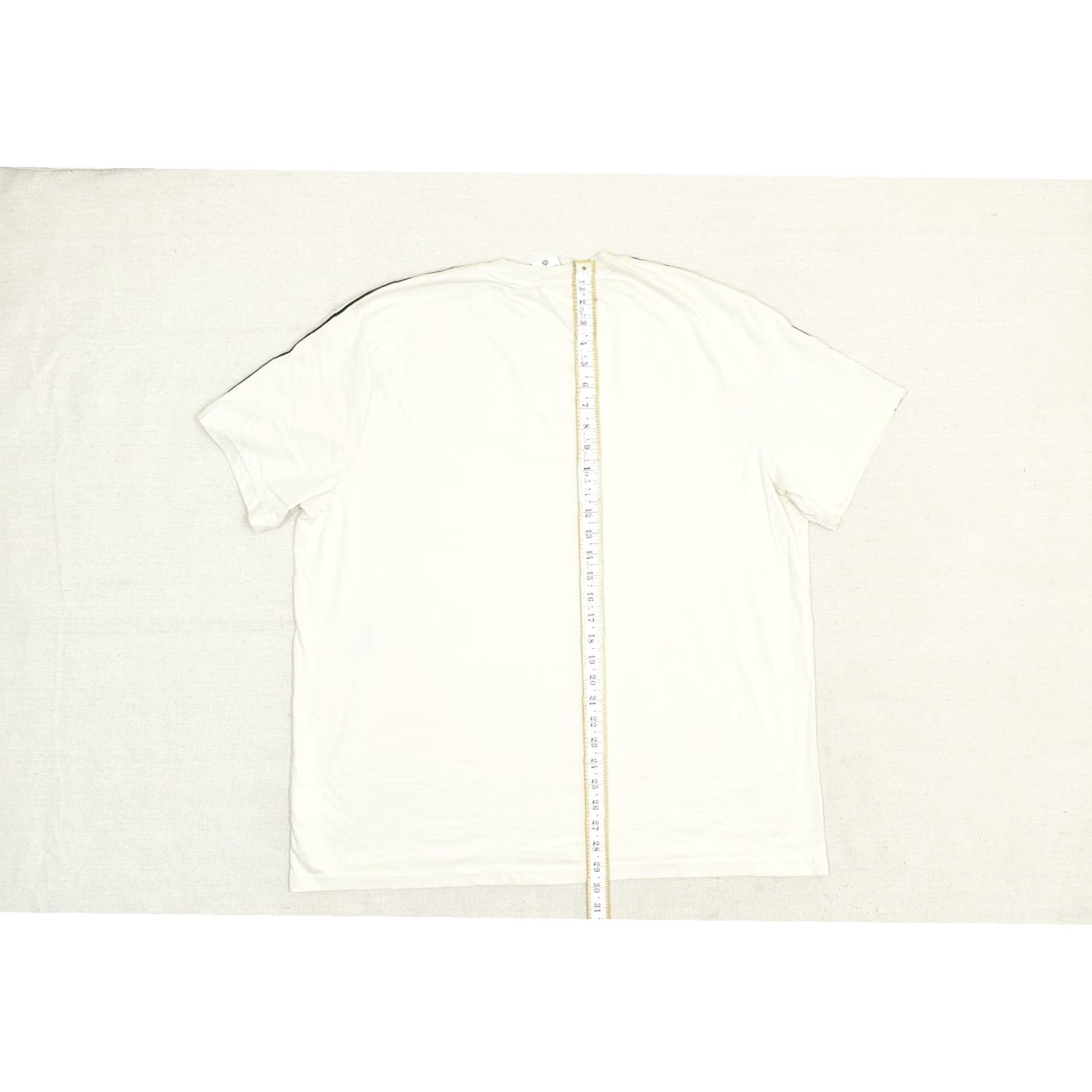 Nike Nike Men's T-Shirt White Black Gold Swoosh Stripes XXL Regular Size Short Sleeve Crew Neck Shirt Size US XXL / EU 58 / 5 - 5 Thumbnail