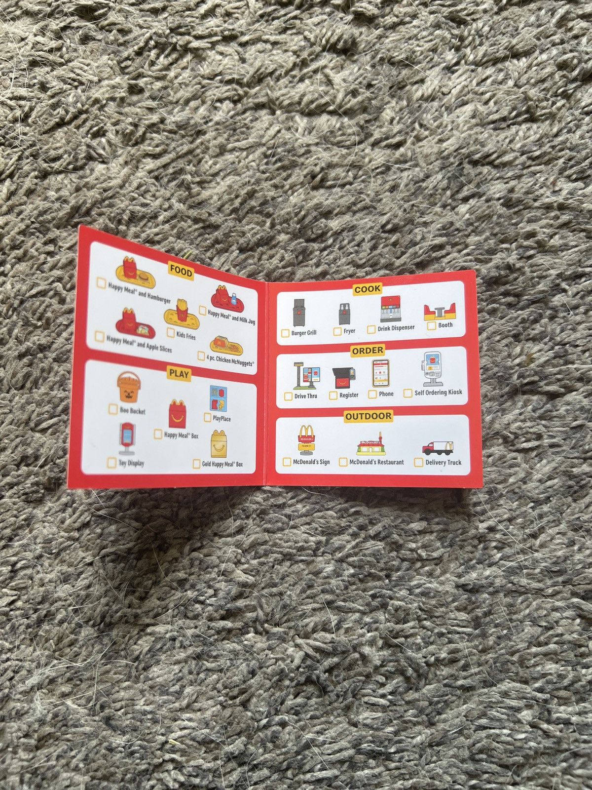 Hypebeast 2025 Lil McDonald’s Checklist Size ONE SIZE - 2 Thumbnail