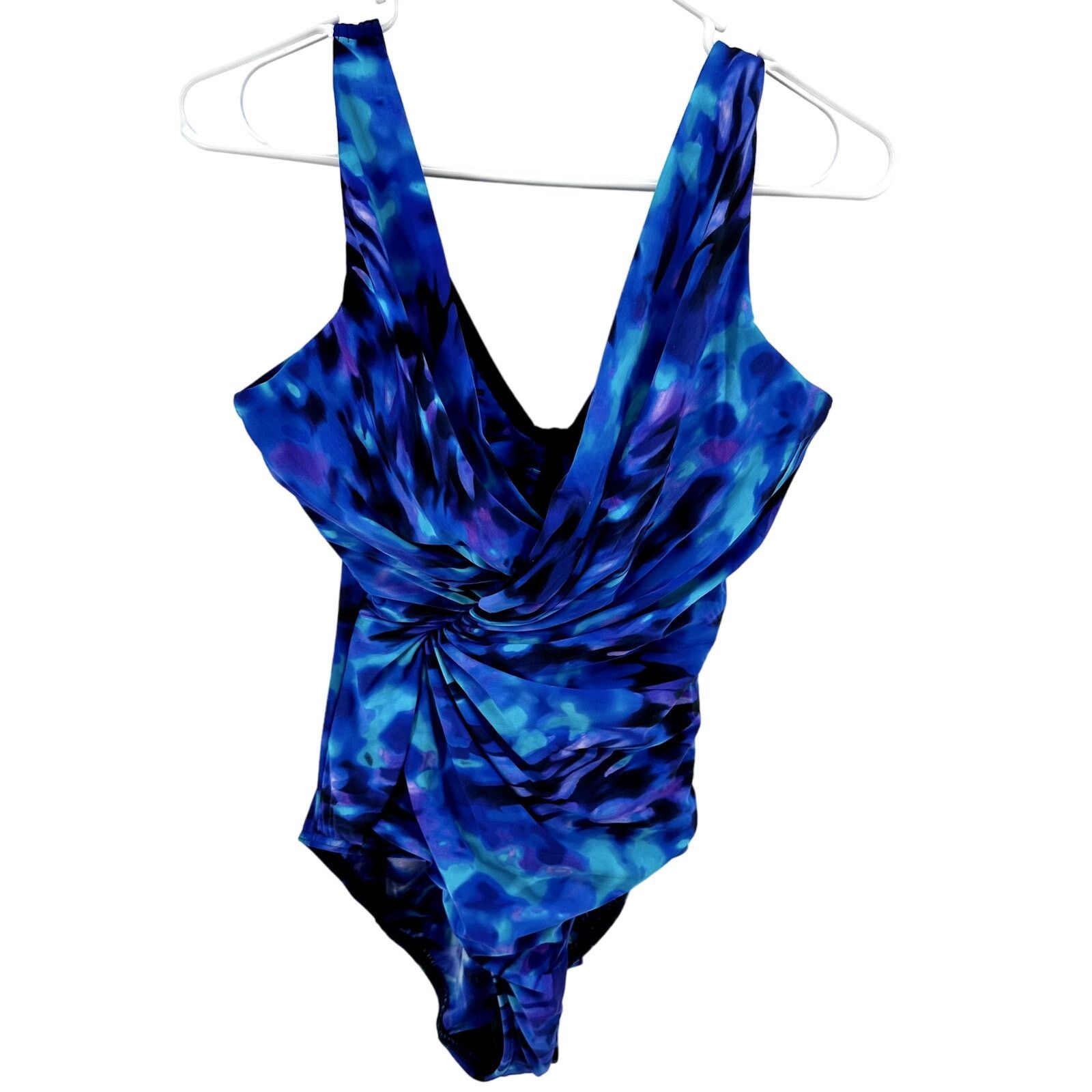 Other Miraclesuit Cloud Leopard Esmerelda One Piece Surplice 10 Size ONE SIZE - 2 Thumbnail