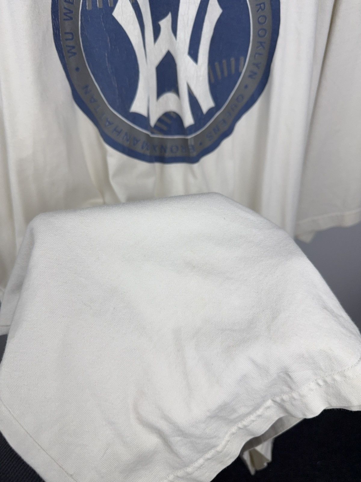 Wu-Tang Clan 90s Wu Wear NY Yankees Logo Graphic T Shirt NYC Streetwear Size US XXL / EU 58 / 5 - 10 Thumbnail
