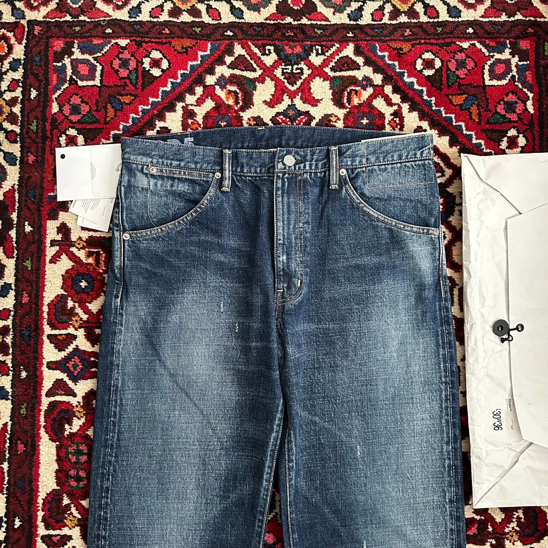 Visvim visvim 21ss aw 18D5 washed denim w36l30 Size US 36 / EU 52 - 3 Thumbnail