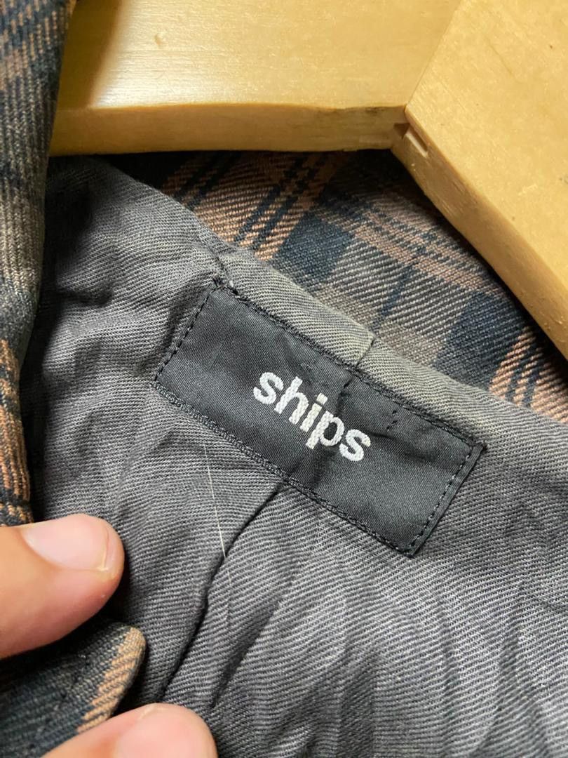 SHIPS SHIPS Japanese Brand Checkered Dot Jacket (199) Size US XXS / EU 40 - 3 Thumbnail