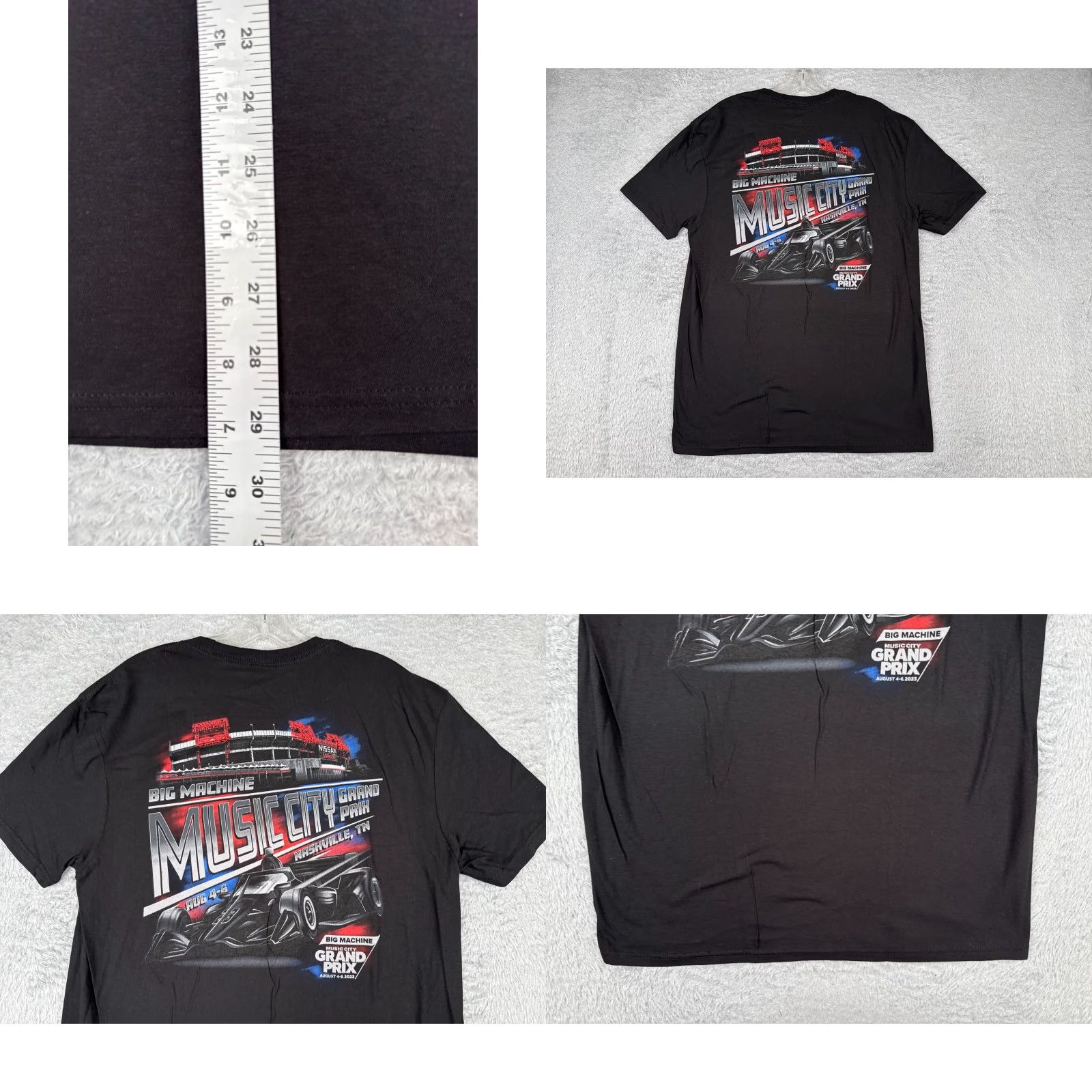 Vintage Indycar Shirt Men Extra Large Black Big Machine Music City Grand Prix 2023 Indy Mens Size US XL / EU 56 / 4 - 9 Thumbnail