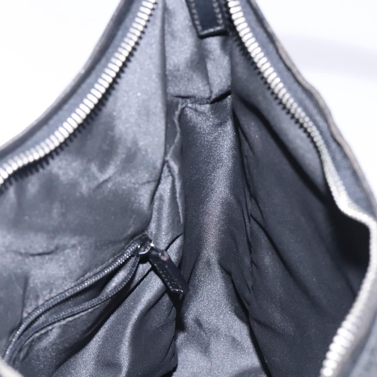 Gucci GUCCI GG Canvas Shoulder Bag Nylon Black Silver 001 001 Size ONE SIZE - 18 Thumbnail