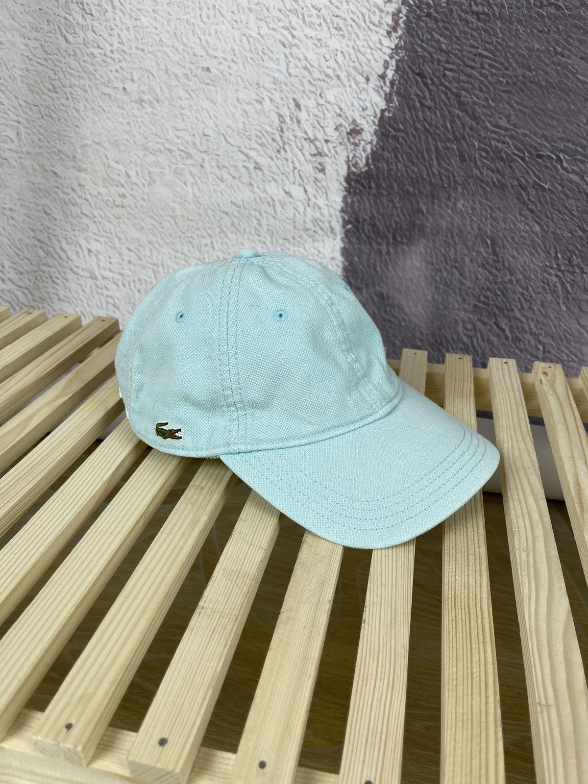 Lacoste Unisex Vintage Lacoste 5 Panel Cap Blue Size L Adjustable Size ONE SIZE - 1 Thumbnail