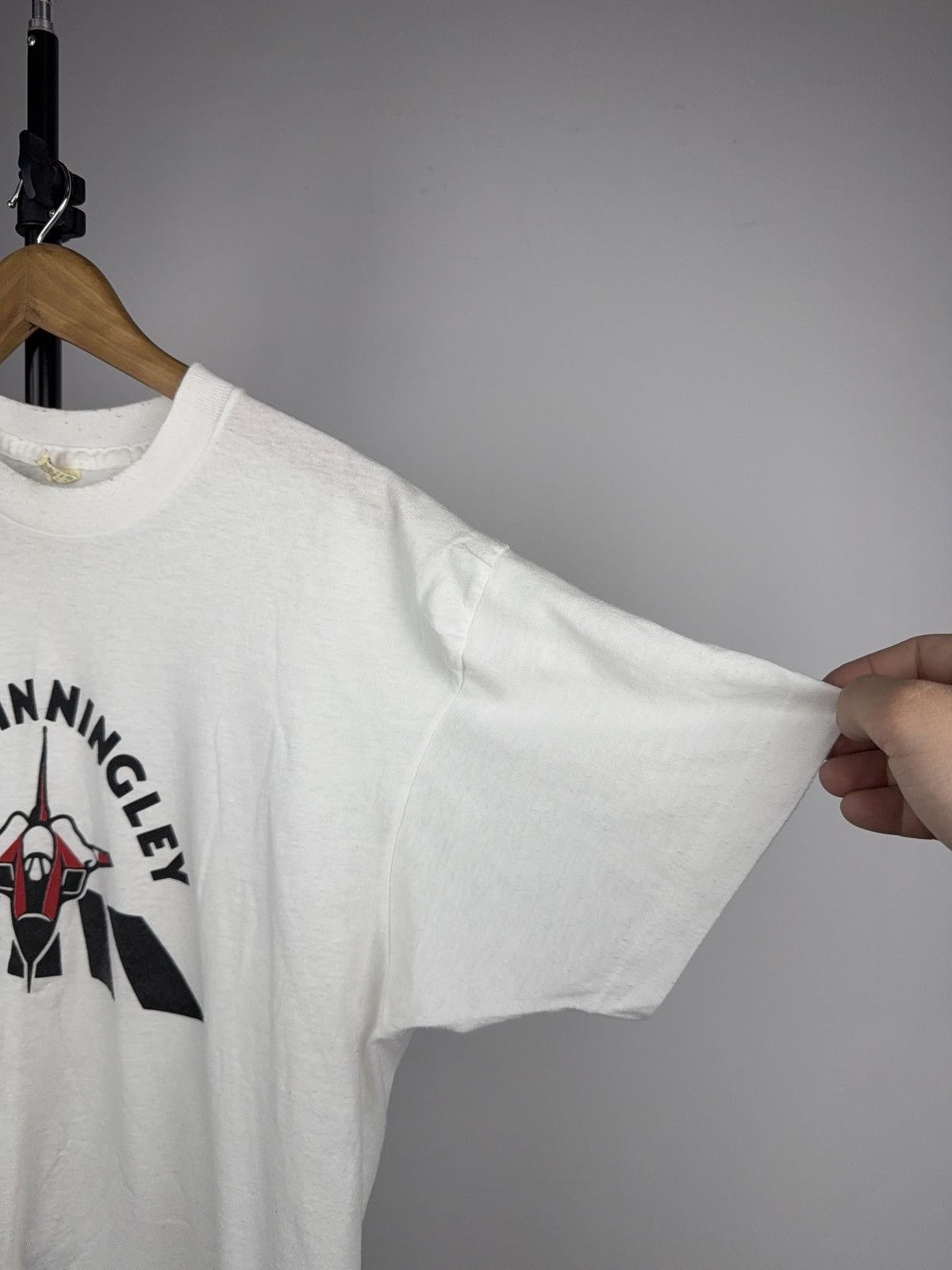 Vintage Vintage RAF Finningley Aviation T-Shirt 90s Screen Stars Size US M / EU 48-50 / 2 - 12 Thumbnail