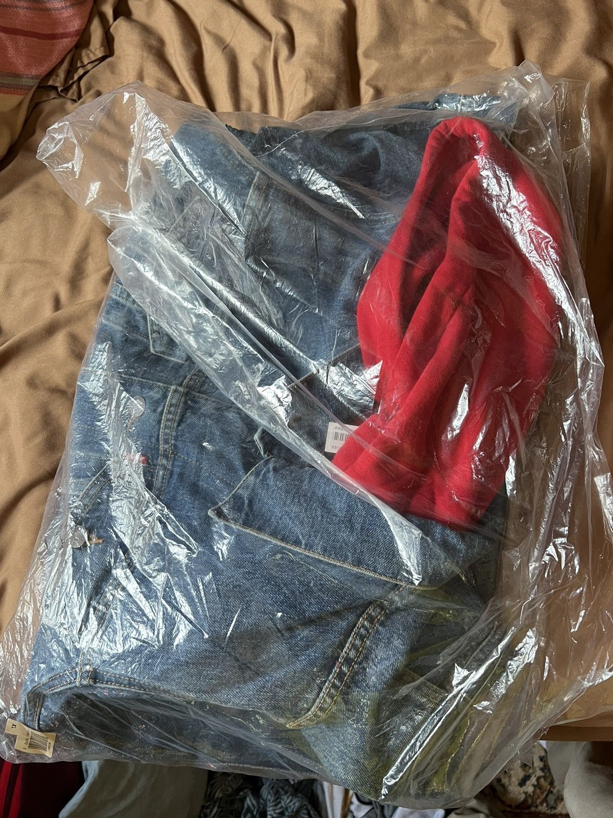 Levi's × Supreme Supreme Levi's Fleece Hooded Trucker Jacket Blue Size US XL / EU 56 / 4 - 6 Thumbnail