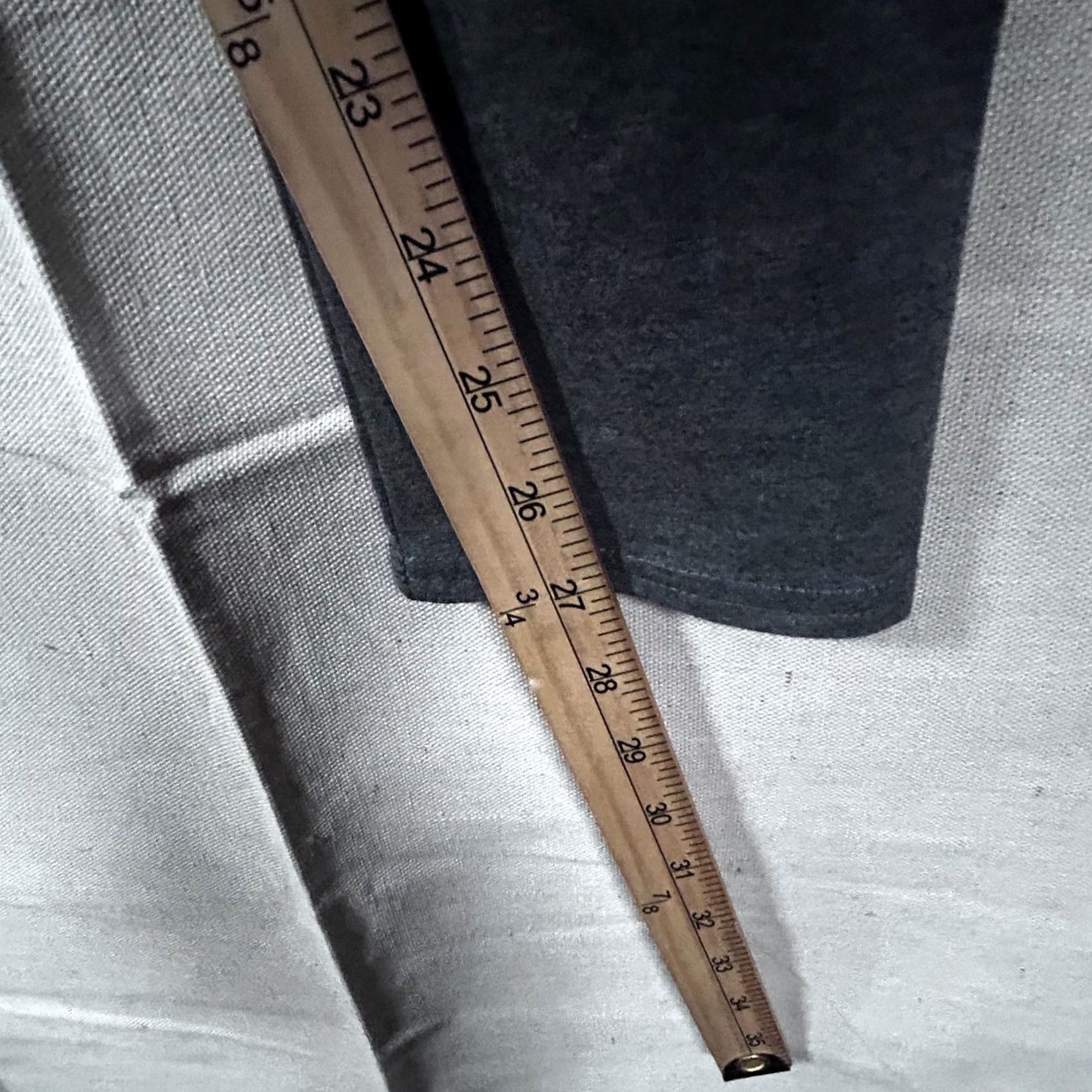 Vintage NWT Aerie Chill Play Move Leggings Womens Medium Dark Heather Gray Cotton Blend Size 32" / US 10 / IT 46 - 6 Thumbnail