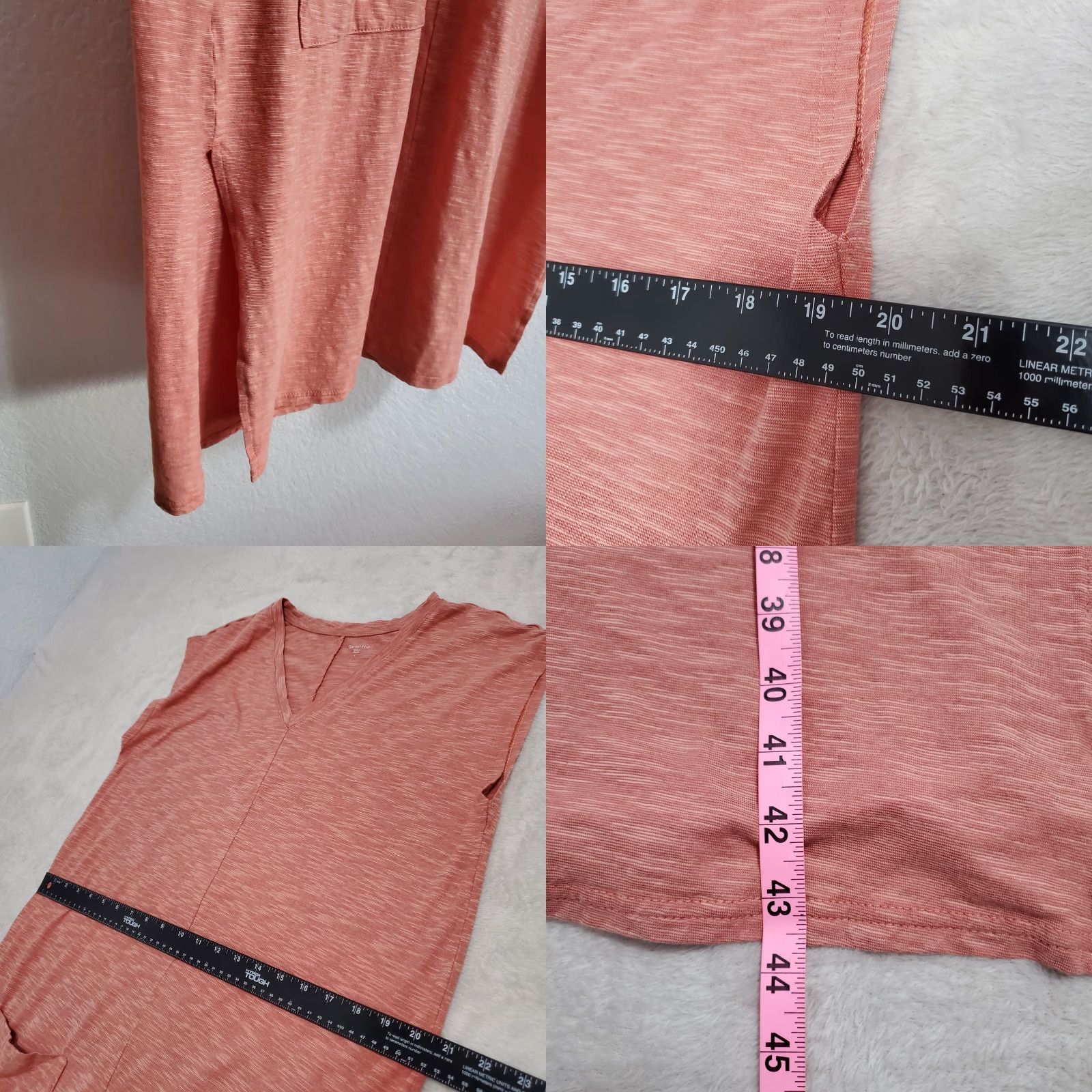 Vintage VINTAGE Garnet Hill Dress Women L Dusty Pink V Neck Sleeveless Midi Coastal Minimalist Dress Ladies L Pink Coastal Minimalist Craftsmanship Size L / US 10 / IT 46 - 8 Thumbnail