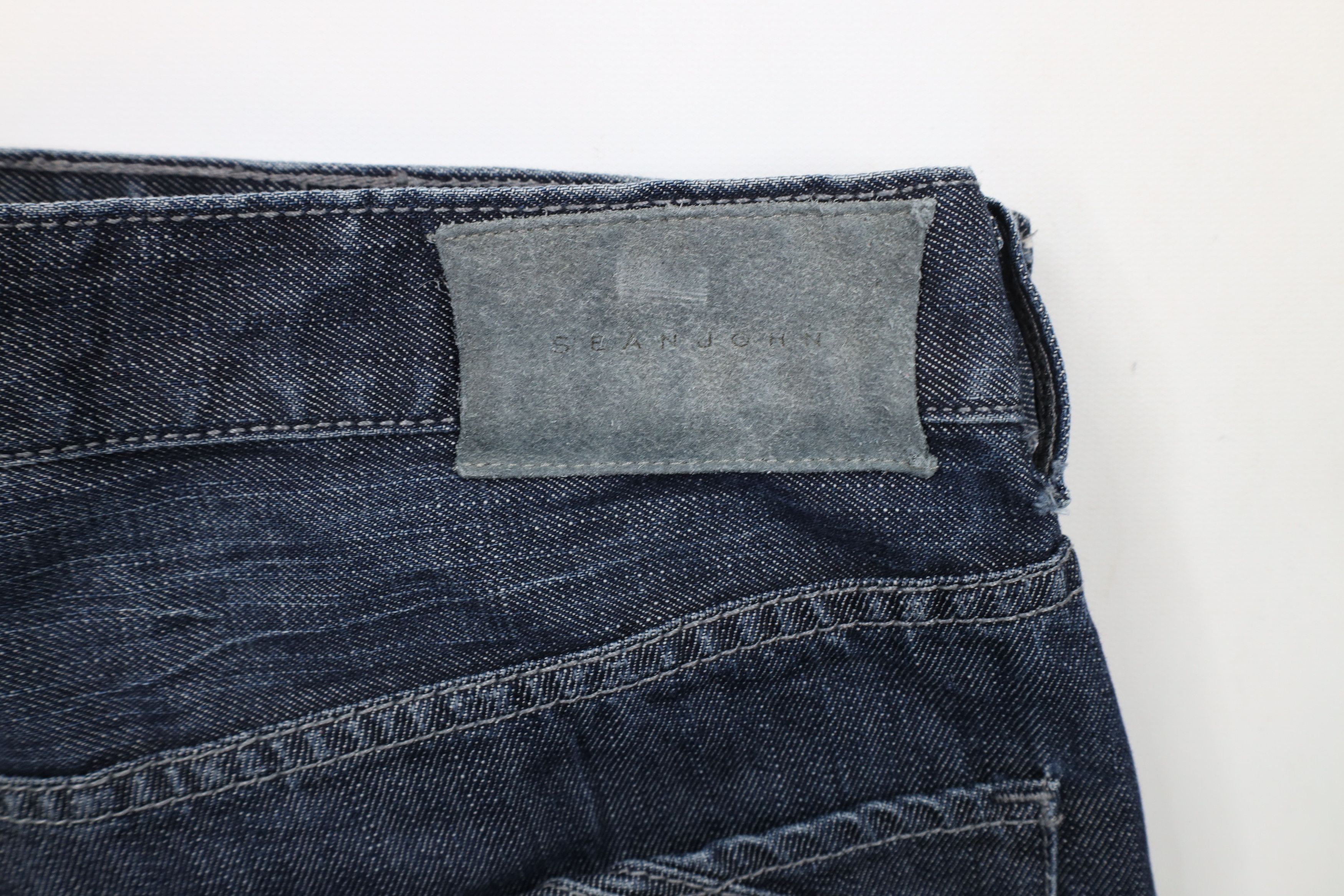 Sean John × Vintage Vintage Y2K Sean John Baggy Wide Leg Denim Jeans AS IS Size US 34 / EU 50 - 13 Thumbnail