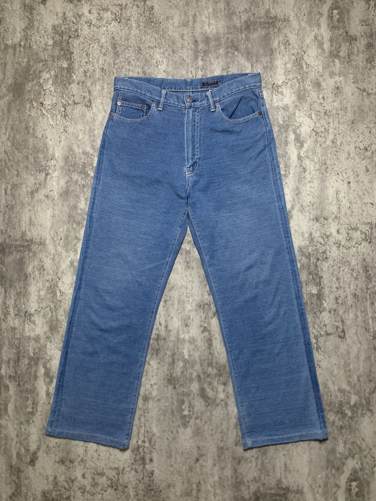 Japanese Brand Vintage 45rpm Studio Soft Denim Wide Pant Size US 32 / EU 48 - 5 Thumbnail