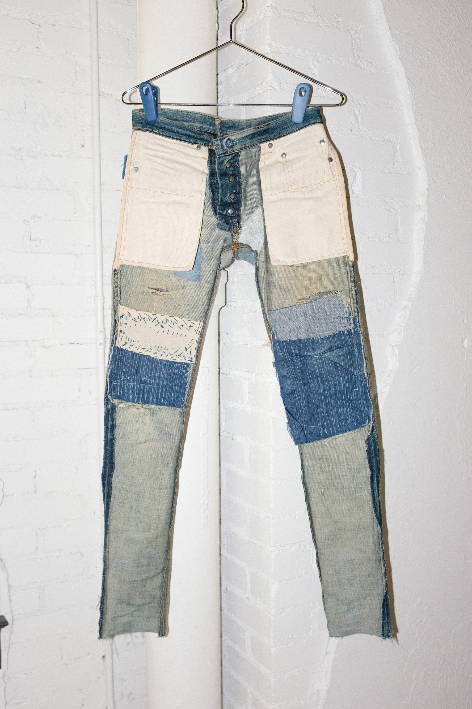 Dior Dior Homme MIJ Jeans Thrashed Repaired Hedi Slimane Size US 26 / EU 42 - 3 Thumbnail