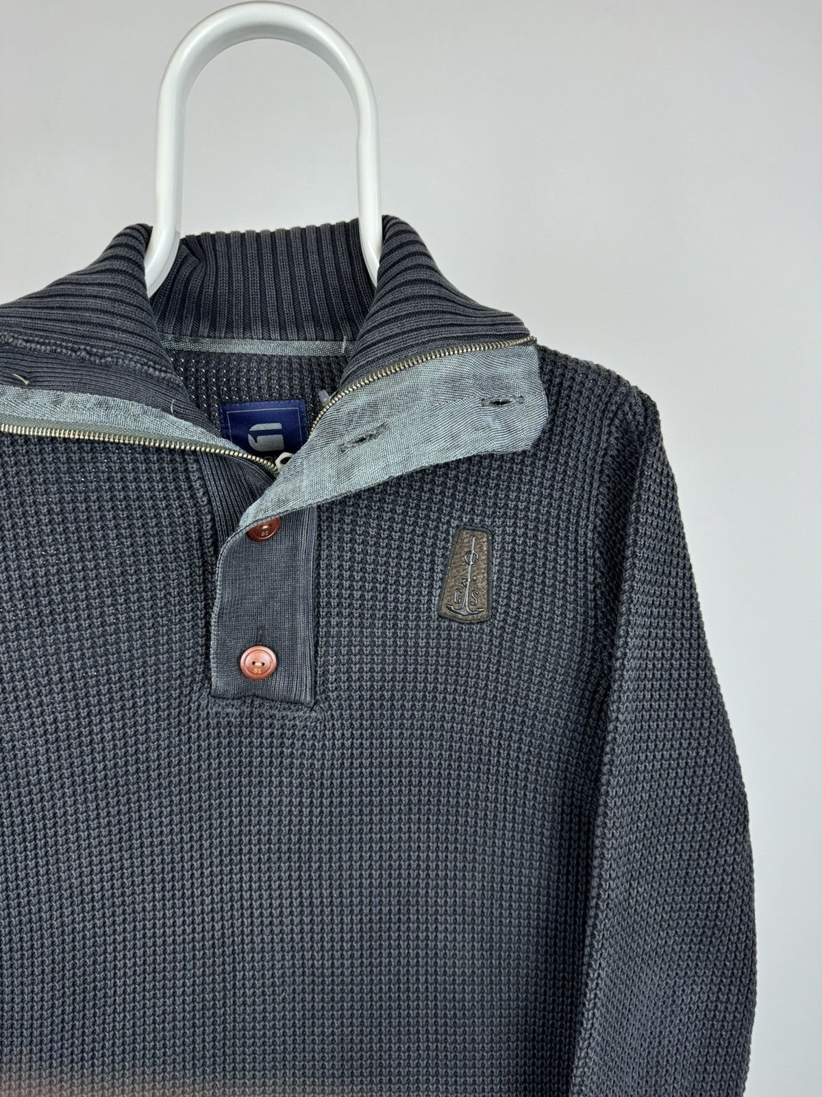 G-Star G Star Raw Johann 1/2 Zip Knit L/S Size US S / EU 44-46 / 1 - 2 Thumbnail