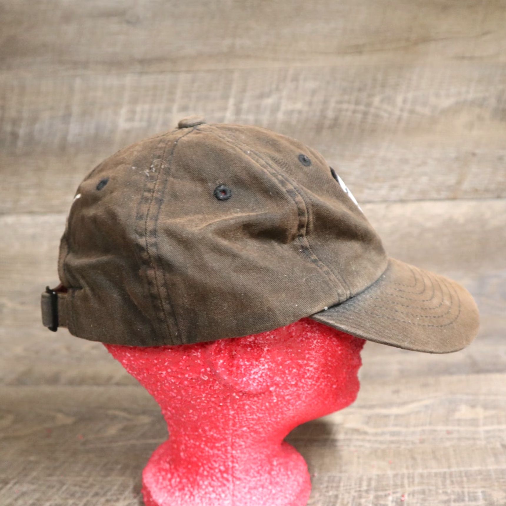 Puma PUMA Baseball Cap Hat Logo Adjustable Brown Adult Size White Men Size ONE SIZE - 3 Thumbnail