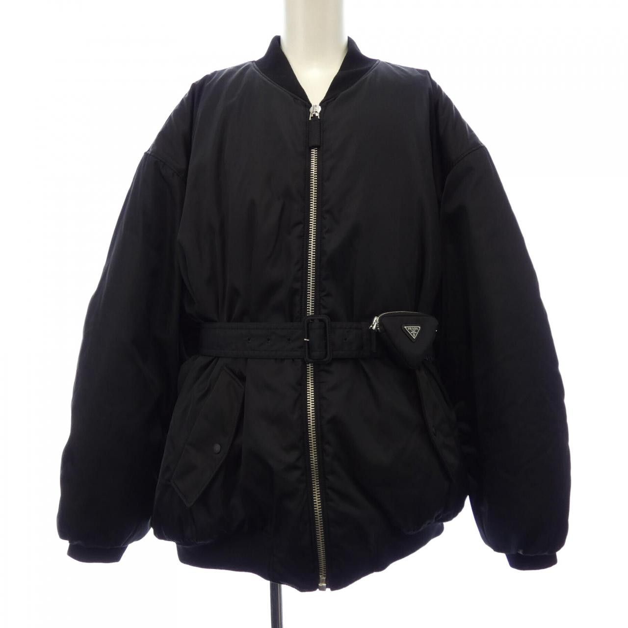 Prada Prada Prada Re-Nylon Jacket Textile Outerwear SGX093 S222 IWQ8 DUTY FREE for USA Size ONE SIZE - 1 Thumbnail