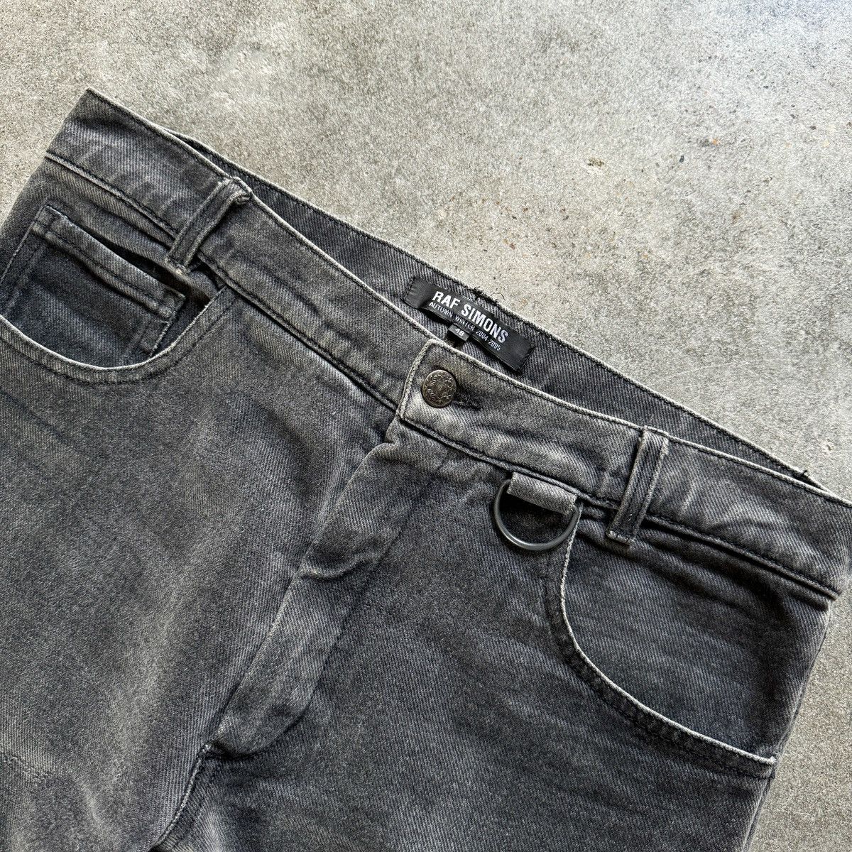 Raf Simons Raf Simons AW04 Ma-1 pocket denim jeans Size US 31 - 3 Thumbnail