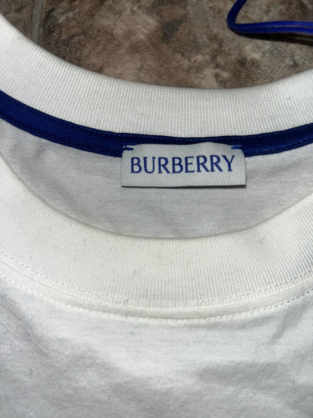 Burberry Burberry Salt white Tee Size US S / EU 44-46 / 1 - 2 Thumbnail