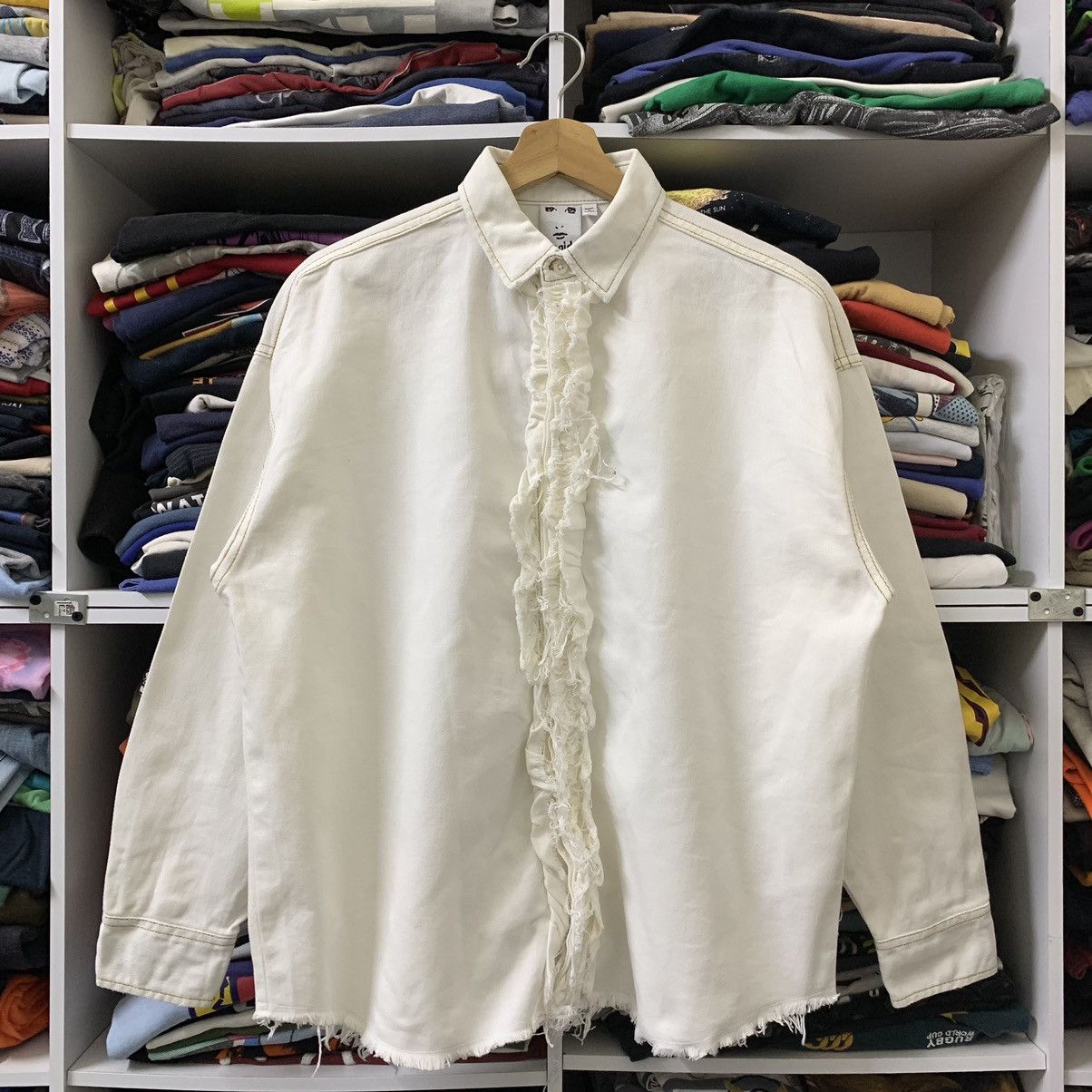Japanese Brand × Vintage X GIRL RUFFLE SHIRT (UNISEX) Size US S / EU 44-46 / 1 - 2 Thumbnail