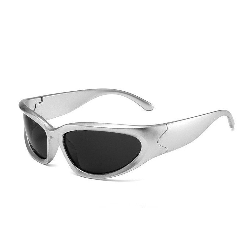 Electric Visual Hip-hop Street ins style custom avant-garde sunglasses Size ONE SIZE - 4 Thumbnail