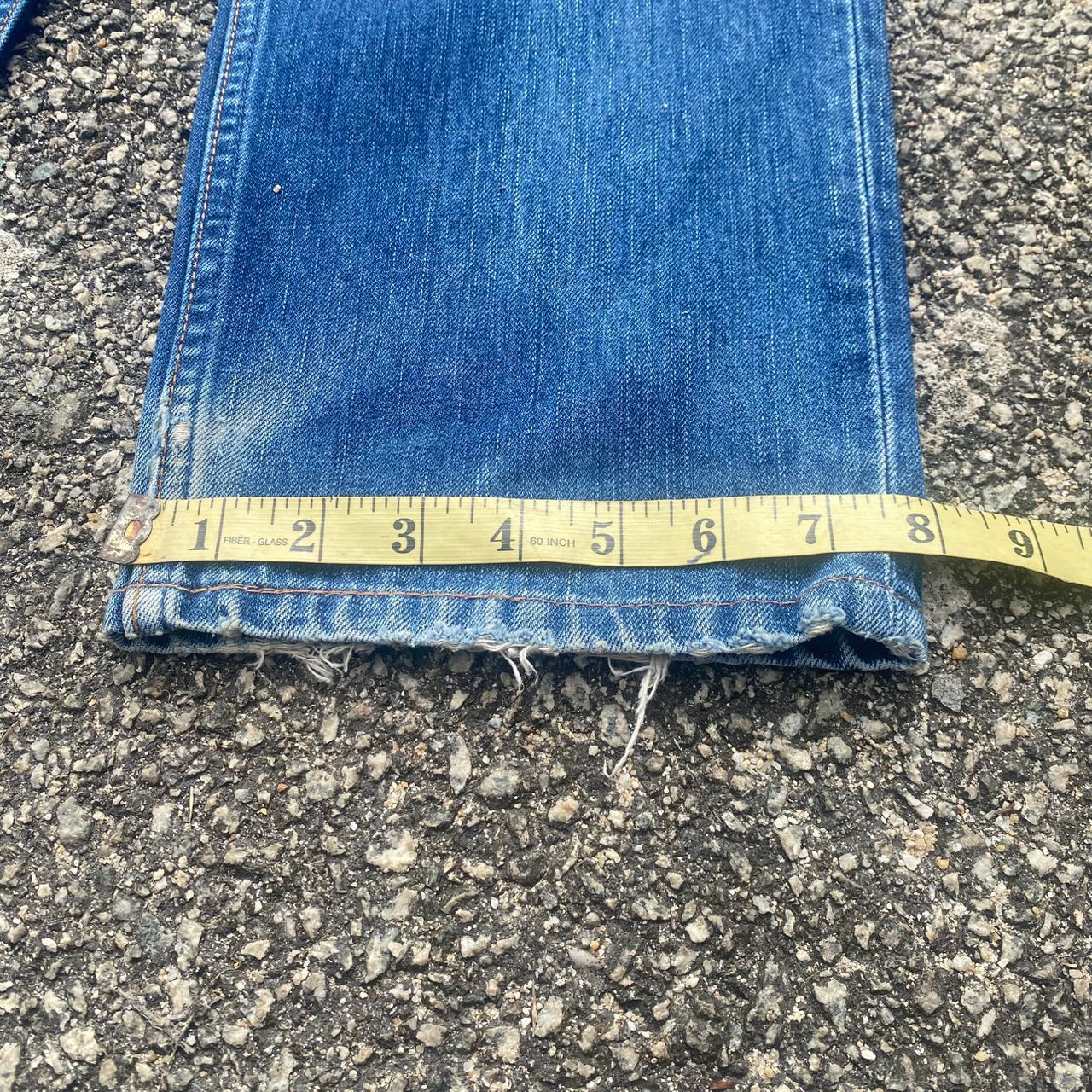 Levi's Vintage 90s Levis 502 Distressed Denim Kurt Cobain Style Size US 31 - 7 Thumbnail