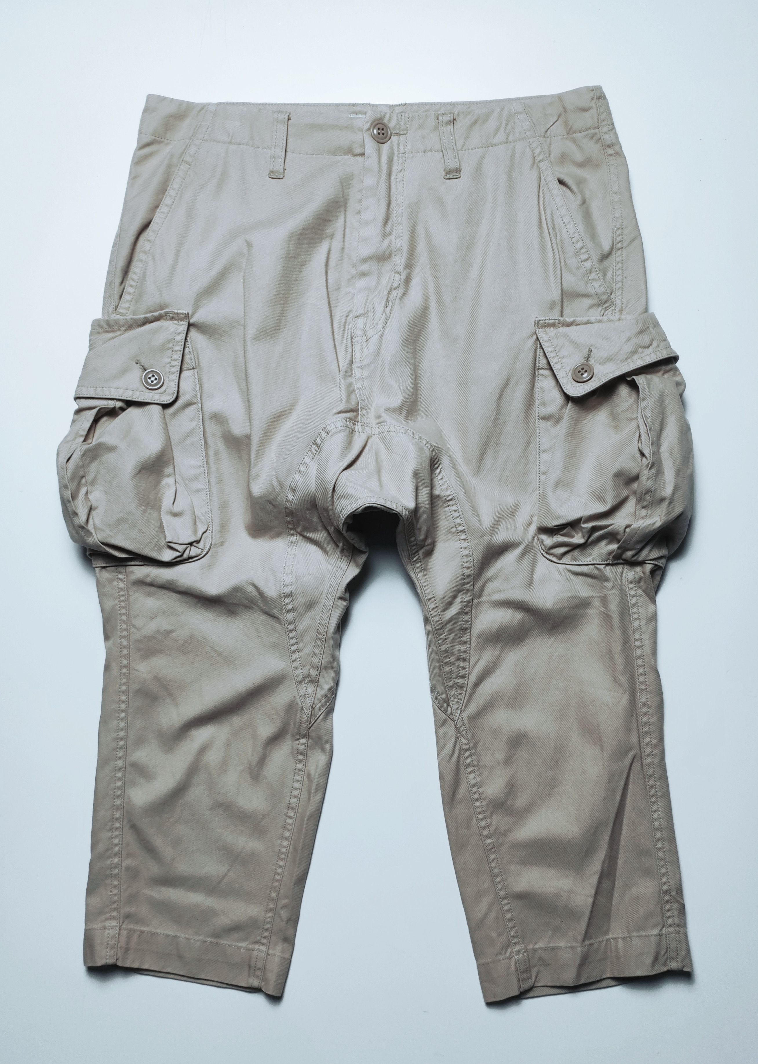 Other Nano Universe Drop Crotch Multipocket Cargo 3/4 Pants Size US 32 / EU 48 - 1 Thumbnail