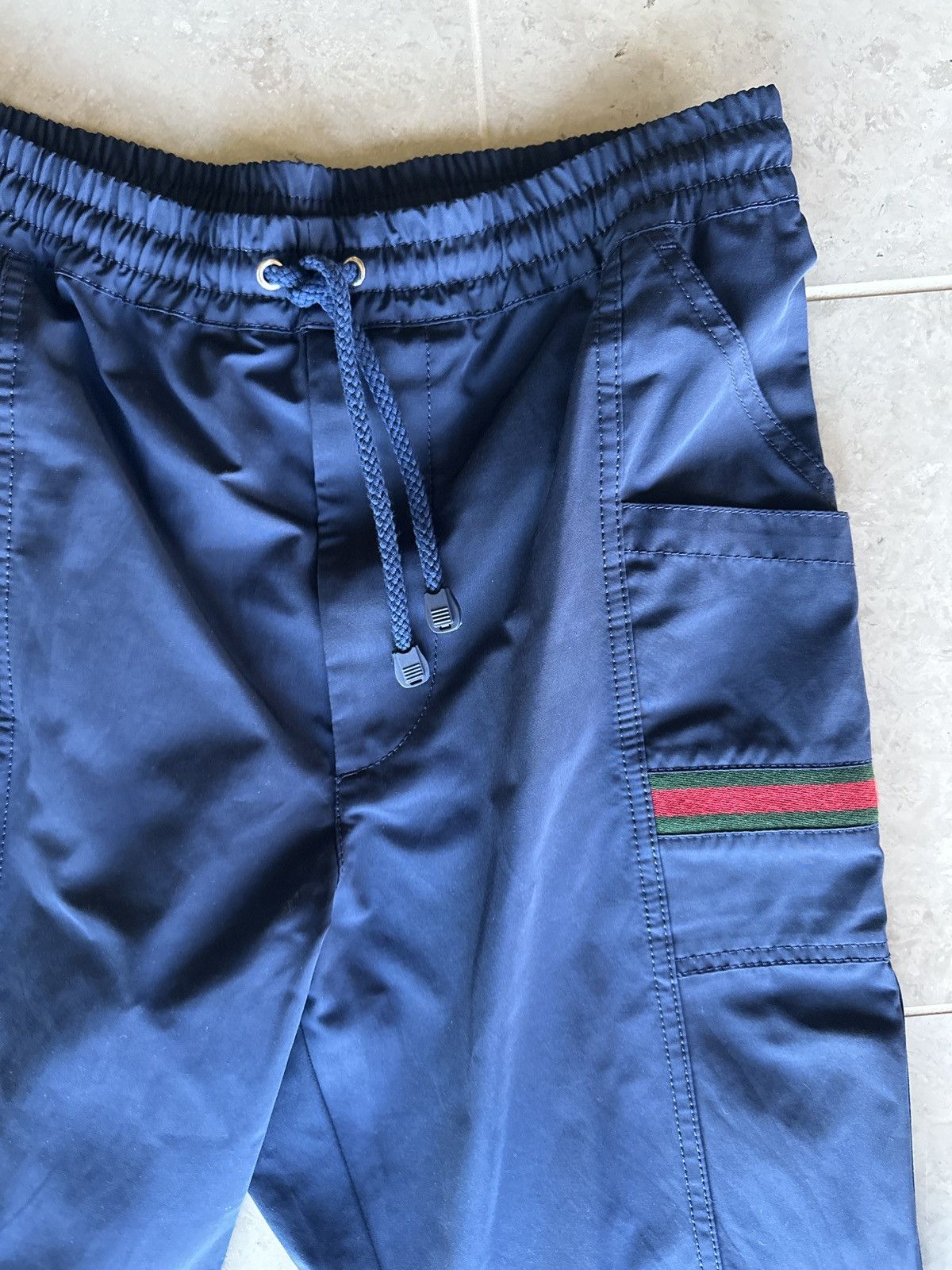 Gucci Gucci Waterproof Nylon Web Track Pants NWT Size US 32 / EU 48 - 3 Thumbnail
