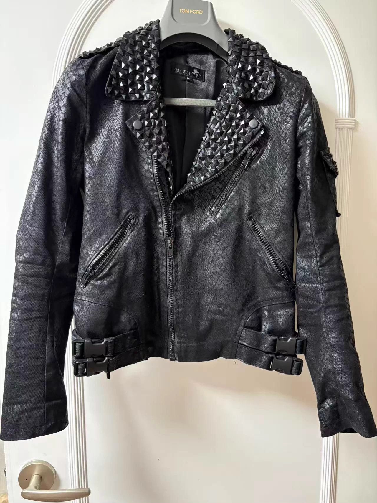Balmain Balmain-inspired V-kei Stud Snakeskin Jacket Size US S / EU 44-46 / 1 - 1 Thumbnail
