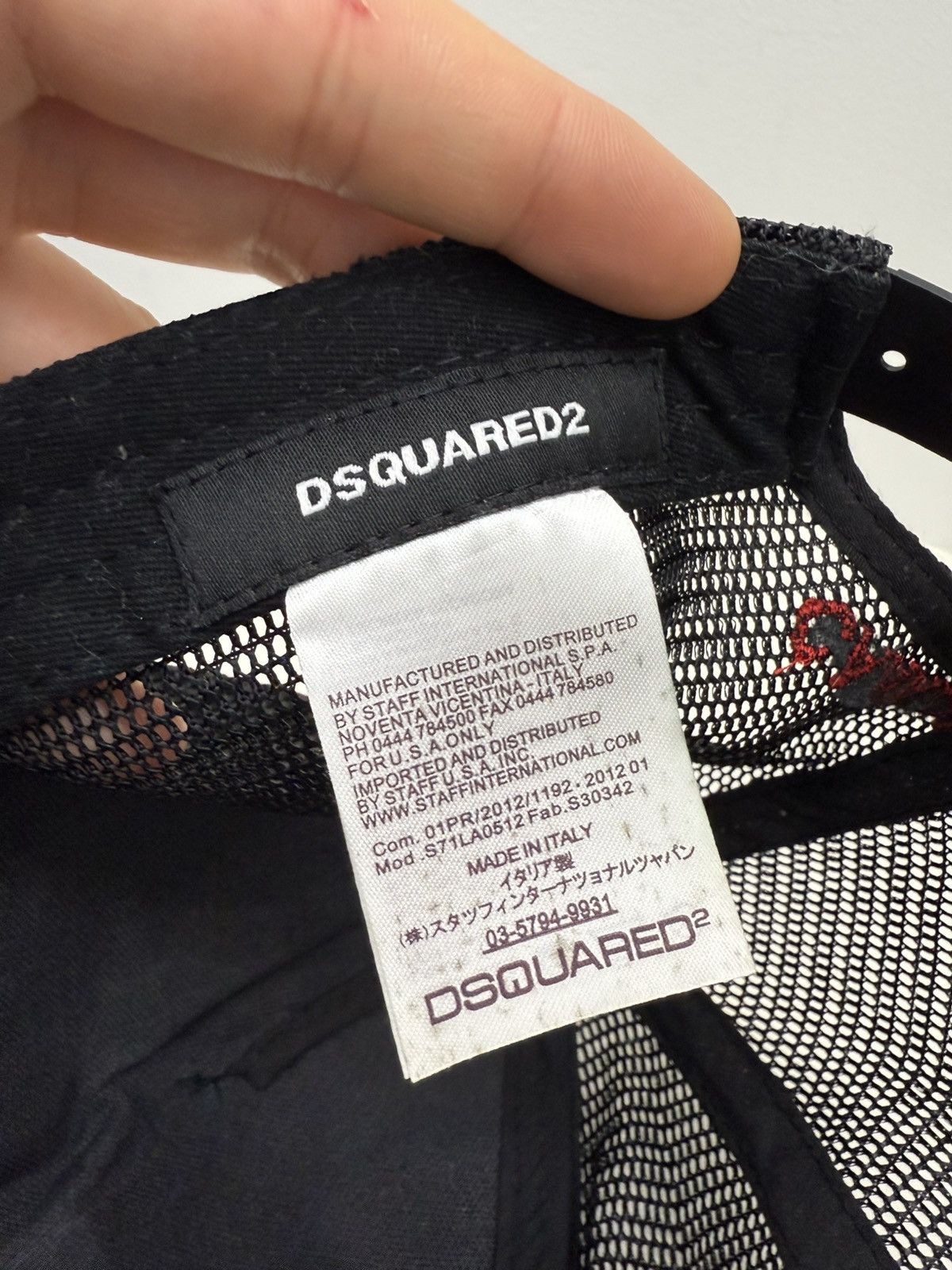 Dsquared2 Dsquared2 64 Printed Cap Hat Size ONE SIZE - 3 Thumbnail