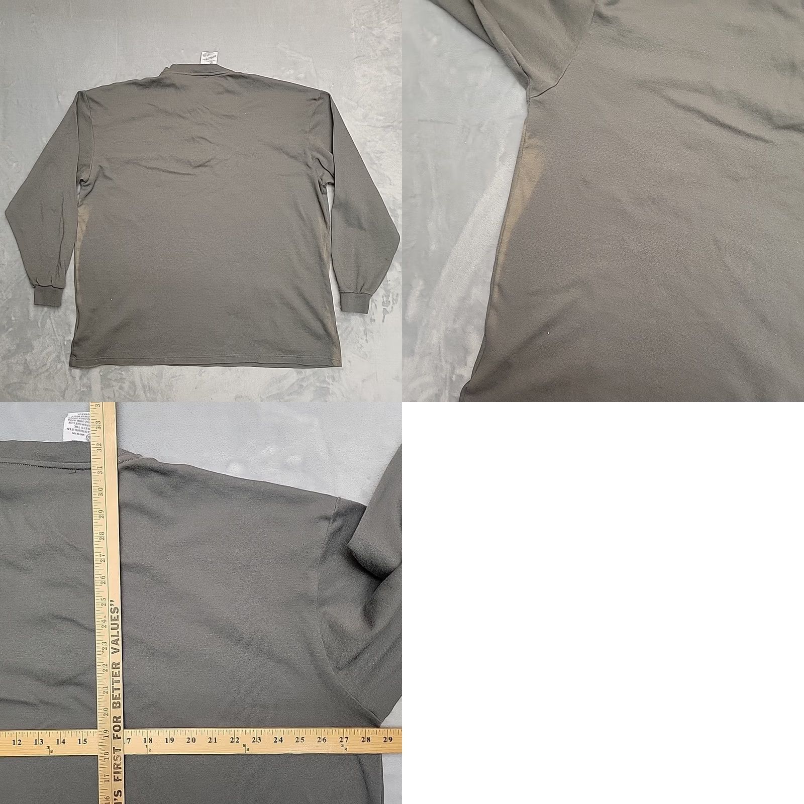 Vintage Rascal FR Shirt Mens 4XL Gray Henley Flame Fire Resistant Long Sleeve Workwear Shirt Mens 4XL Gray Henley Flame Fire Resistant Long Sleeve Workwear Size US XXL / EU 58 / 5 - 8 Thumbnail
