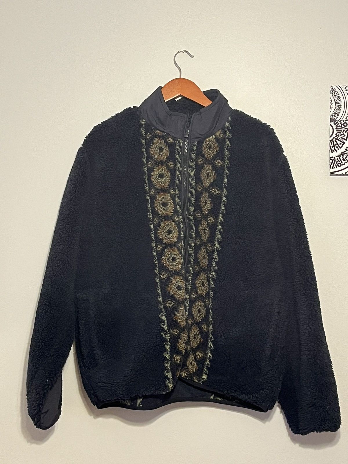 STUSSY×NOMA Jacquard Sherpa Jacket