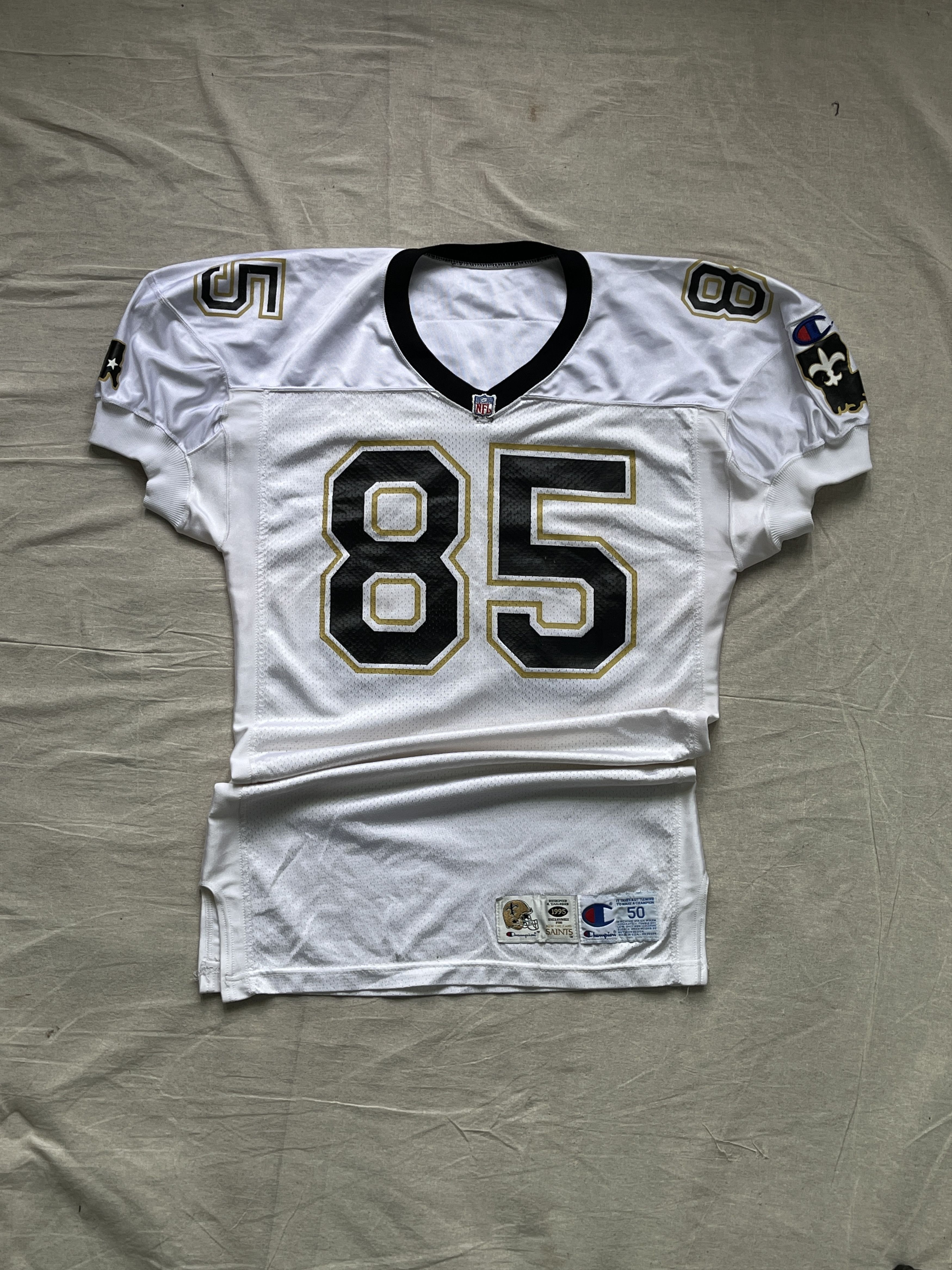 Champion 1995 NEW ORLEANS SAINTS – WESLEY WALLS #85 JERSEY Size US L / EU 52-54 / 3 - 2 Thumbnail