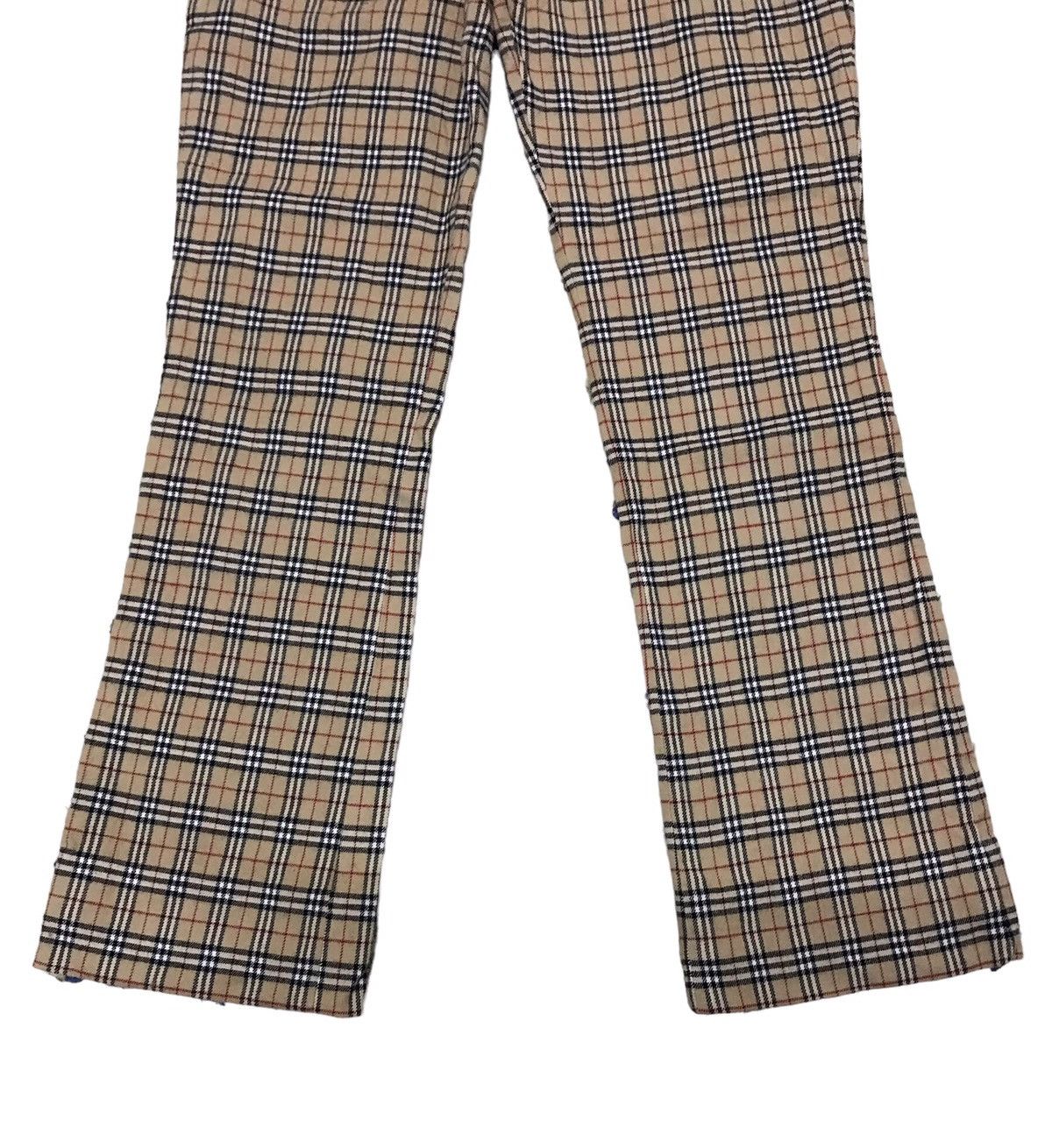 Burberry Vintage Burberry Nova Check Flared Pants Size US 28 / EU 44 - 3 Thumbnail