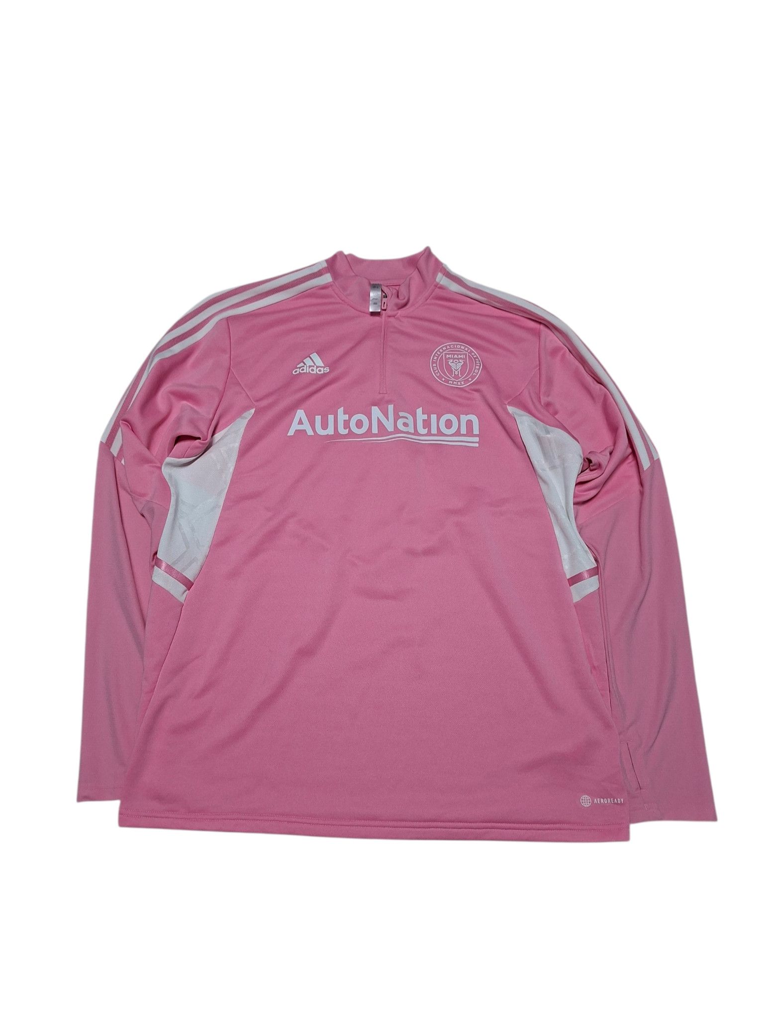 Adidas INTER MIAMI ADIDAS 2021 SOCCER TRAINING SWEATSHIRT Size US XL / EU 56 / 4 - 1 Thumbnail