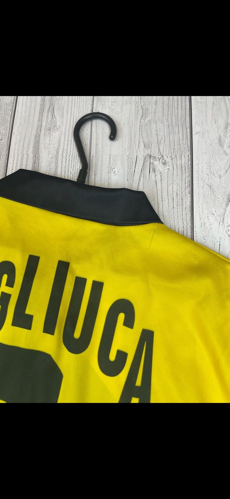 Vintage Vintage 1 Pagliuca Inter soccer tee rare size S yellow Size US S / EU 44-46 / 1 - 8 Thumbnail