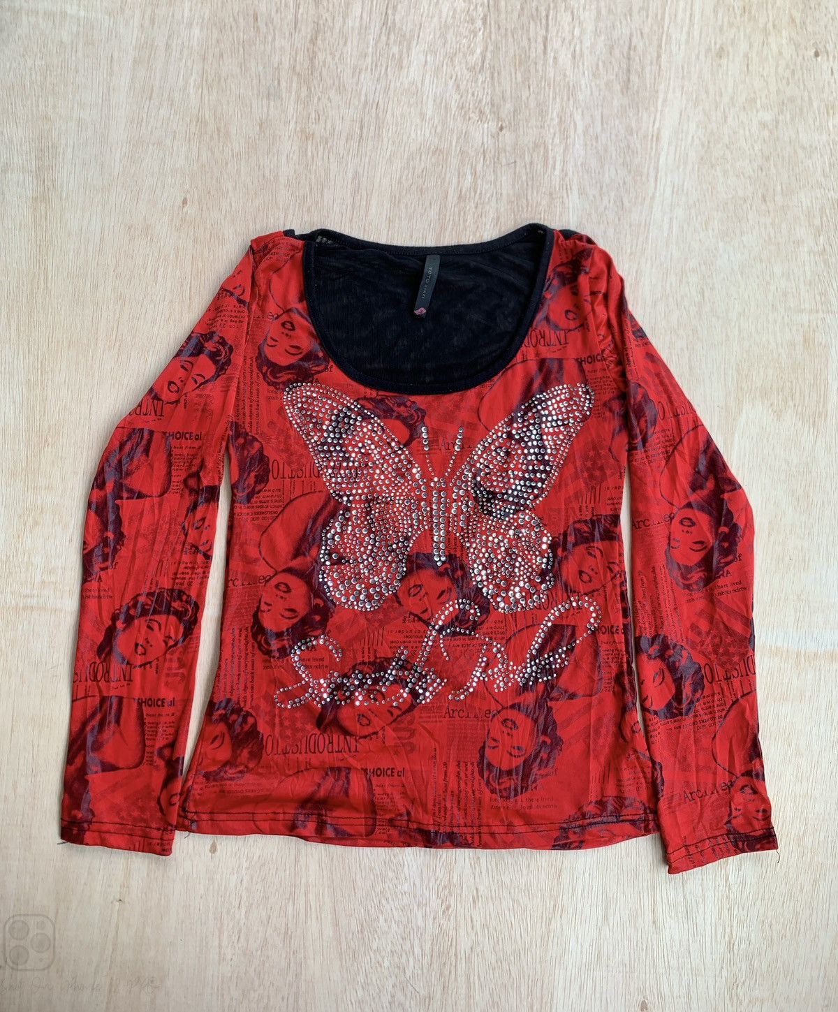 Hysteric Glamour × If Six Was Nine × Japanese Brand Y2k Yoyo Xinyi butterfly Ifsixwasnine Punk Style Longslevee Size M / US 6-8 / IT 42-44 - 1 Thumbnail