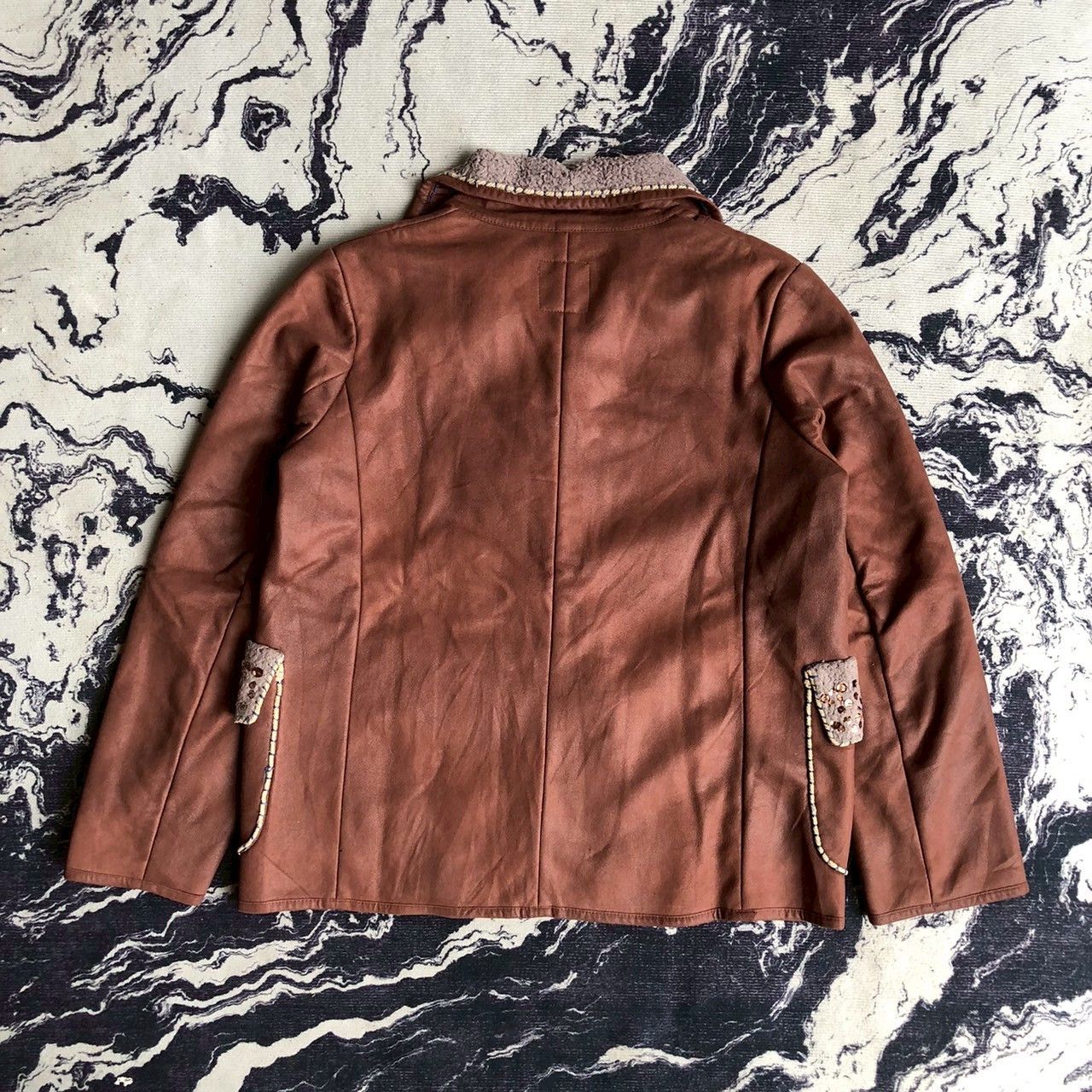 Ne-Net Ne-net by Issey Miyake Faux Leather Jacket Size M / US 6-8 / IT 42-44 - 6 Thumbnail