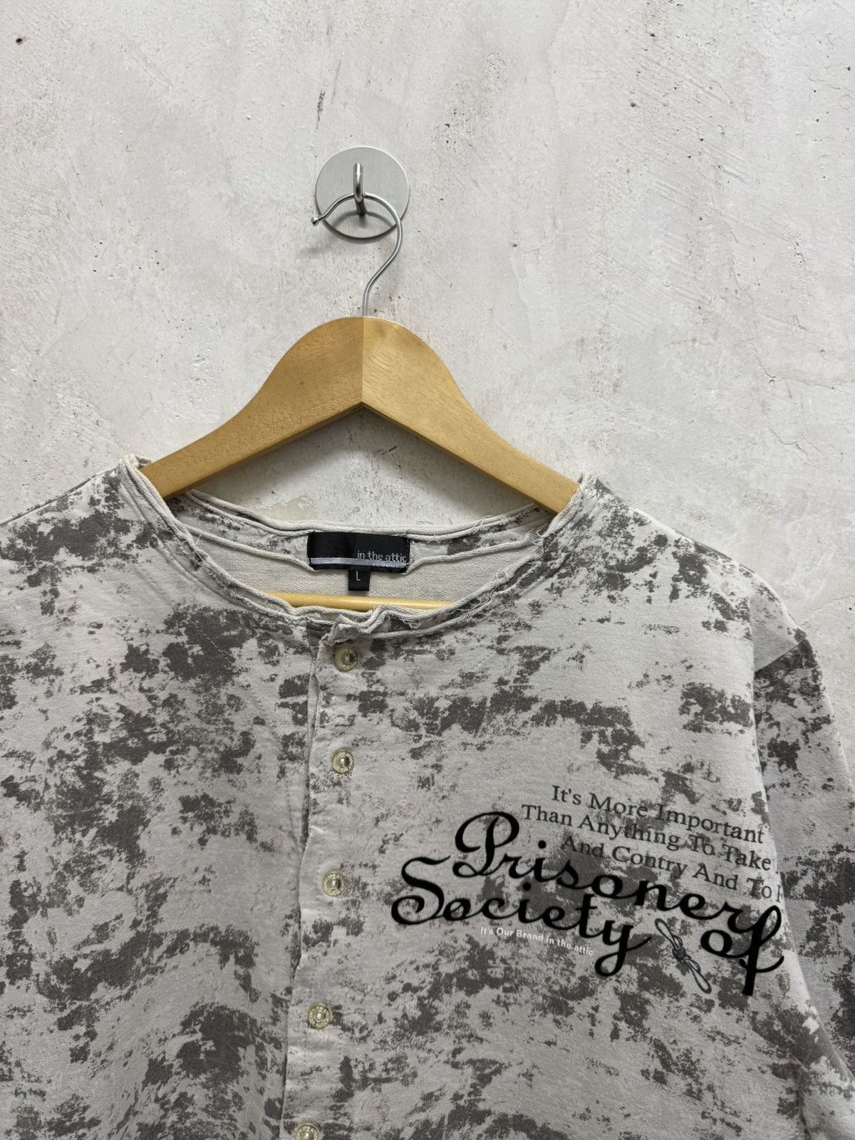 In The Attic Distressed vkei 2000s In the Attic punk LS lgb kmrii styled Size US L / EU 52-54 / 3 - 2 Thumbnail