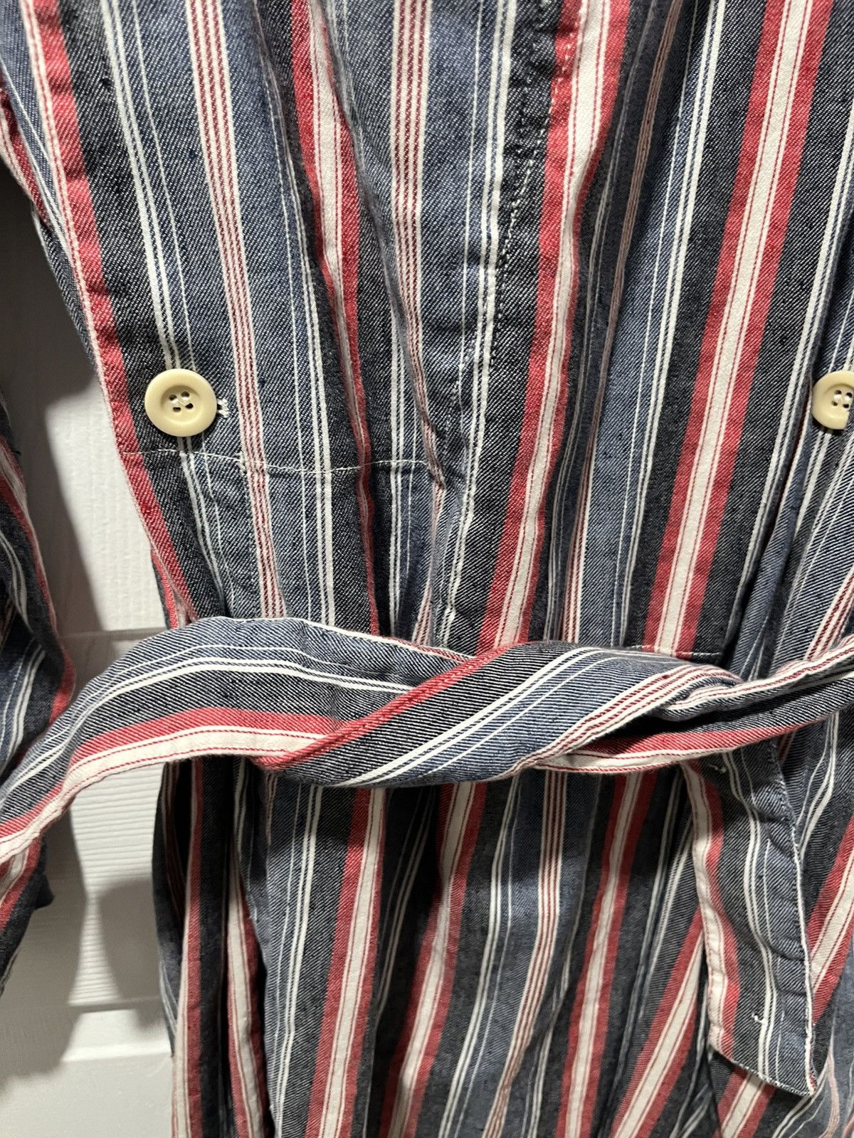 Maison Margiela Maison Margiela Striped Robe New Size 48 Mens Rare Size US M / EU 48-50 / 2 - 5 Thumbnail