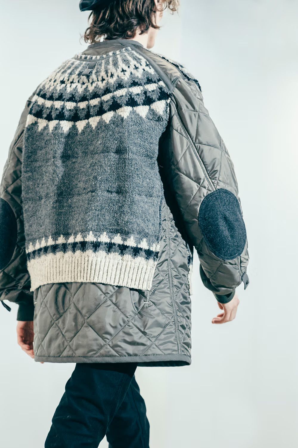 Junya Watanabe Junya Watanabe - AW21 Nordic Argyle Knit Wool Sweater Size US M / EU 48-50 / 2 - 11 Thumbnail