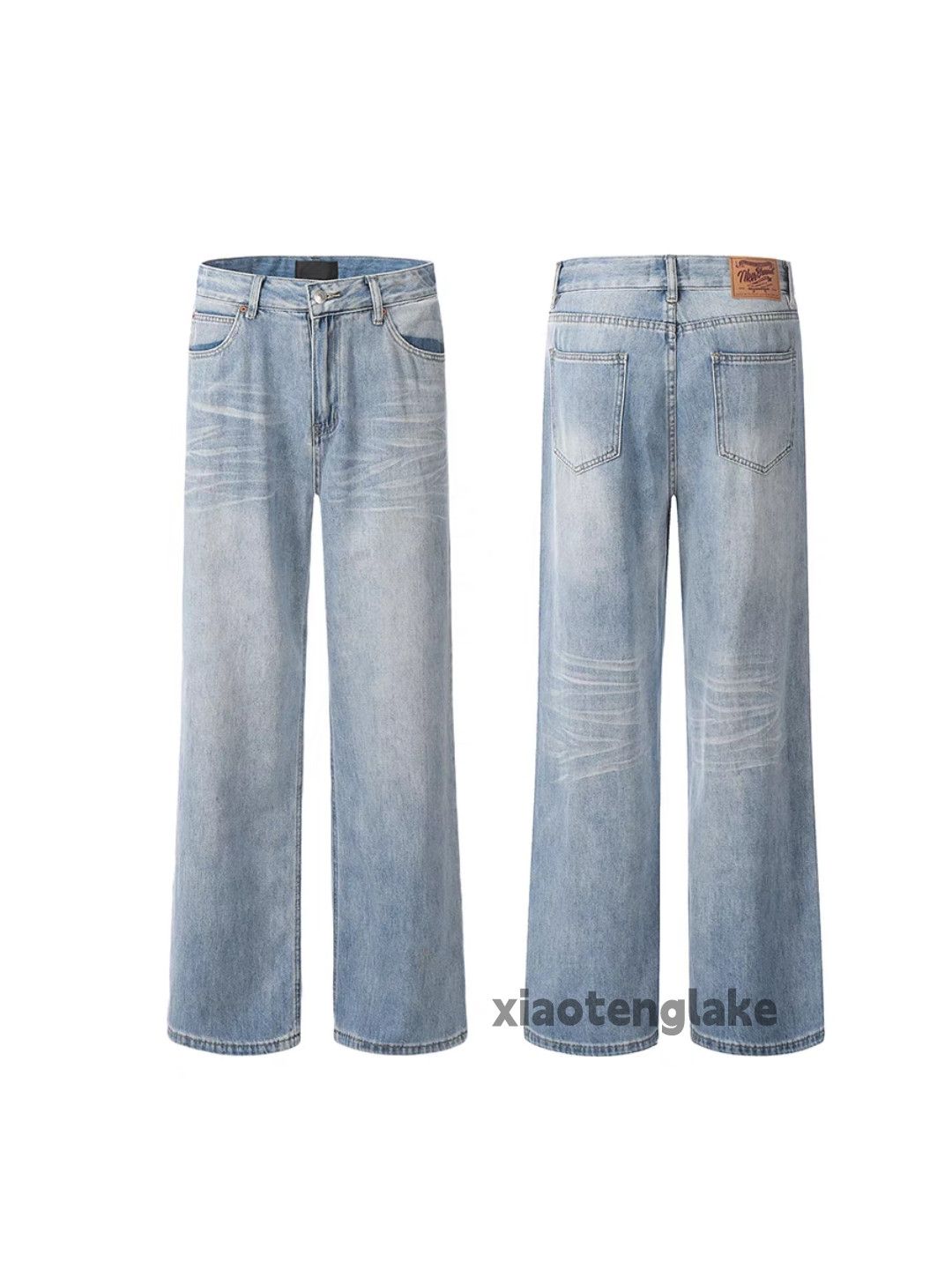 Jean × Vintage wsshed faded cleanfit yuppie loose bootcut y2k jeans Size US 28 / EU 44 - 4 Thumbnail