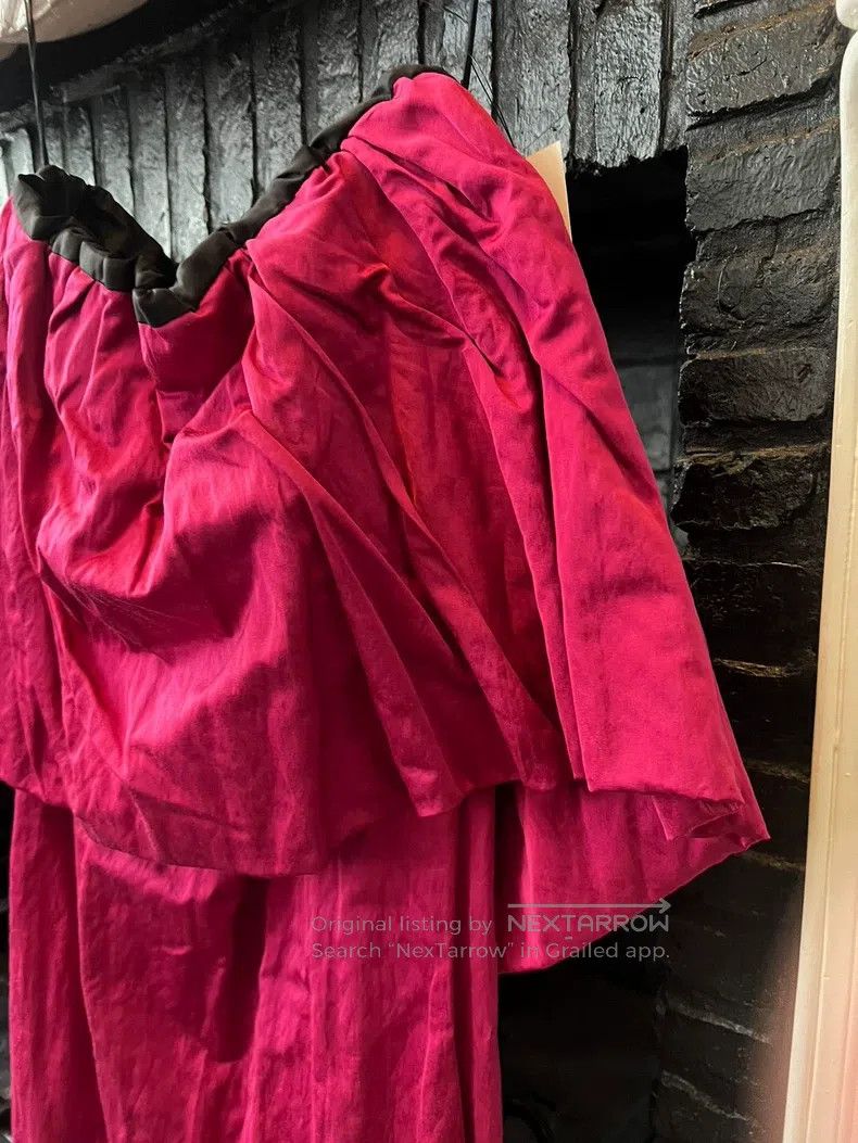 Dries Van Noten Dries Van Noten Satin Bud Midi Skirt Size 35" - 2 Thumbnail