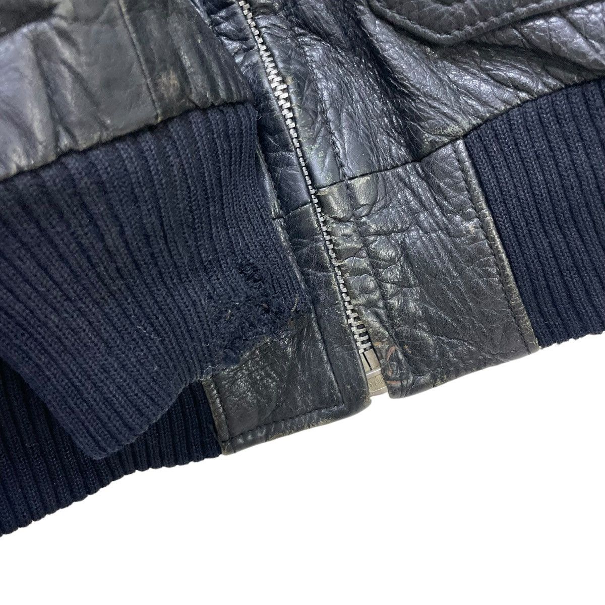 Aviator Nation 💥Vintage Japanese Brand Leather Aviator Military A2 Jacket Size US S / EU 44-46 / 1 - 6 Thumbnail