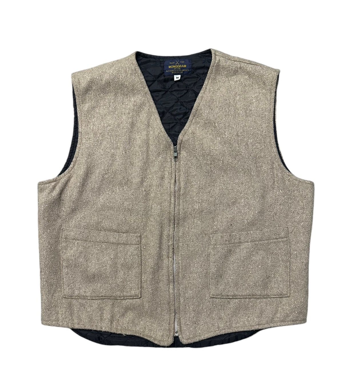 Vintage Monogram vest streetwear Size US M / EU 48-50 / 2 - 1 Thumbnail