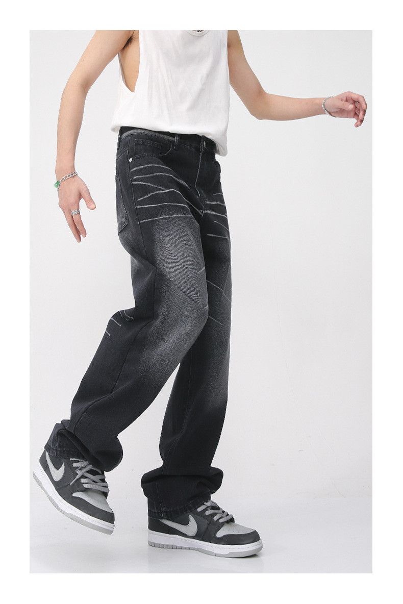 Japanese Brand × Vintage American street retro loose jeans y2k Size US 32 / EU 48 - 4 Thumbnail