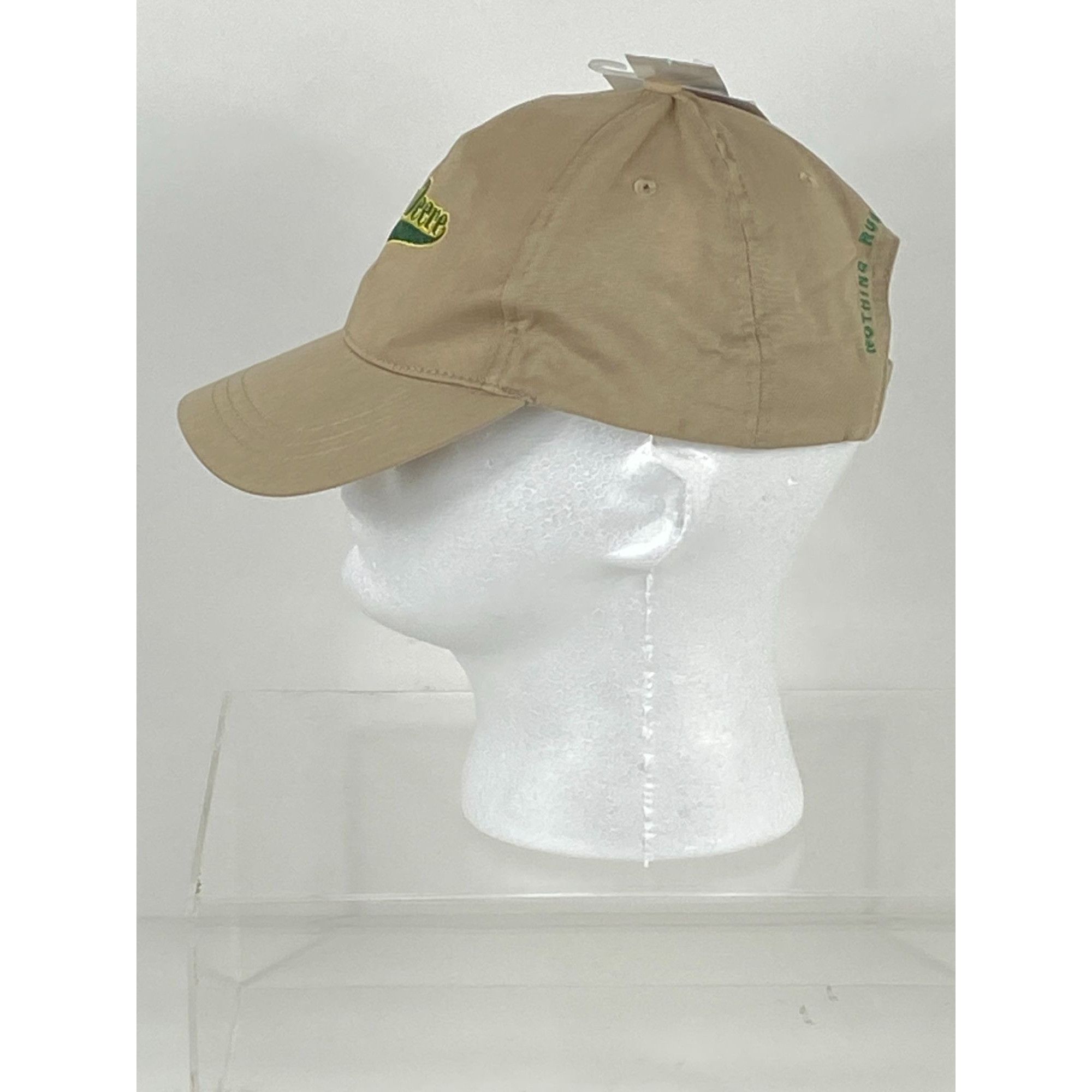 John Deere John Deere "Nothing Runs Like A Deere" Strapback Hat Cap Kha Size ONE SIZE - 3 Thumbnail