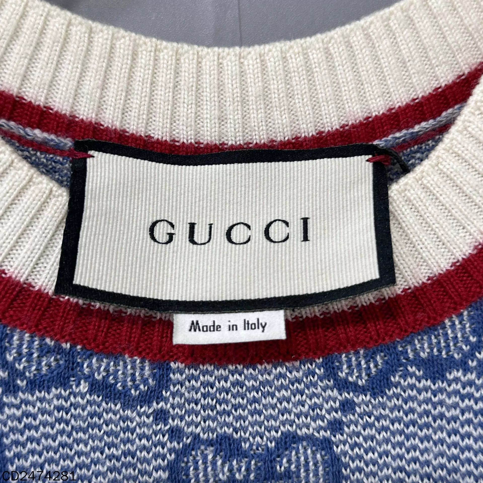 Gucci GUCCI women's blue all-over jacquard dress XS Size XS / US 0-2 / IT 36-38 - 5 Thumbnail