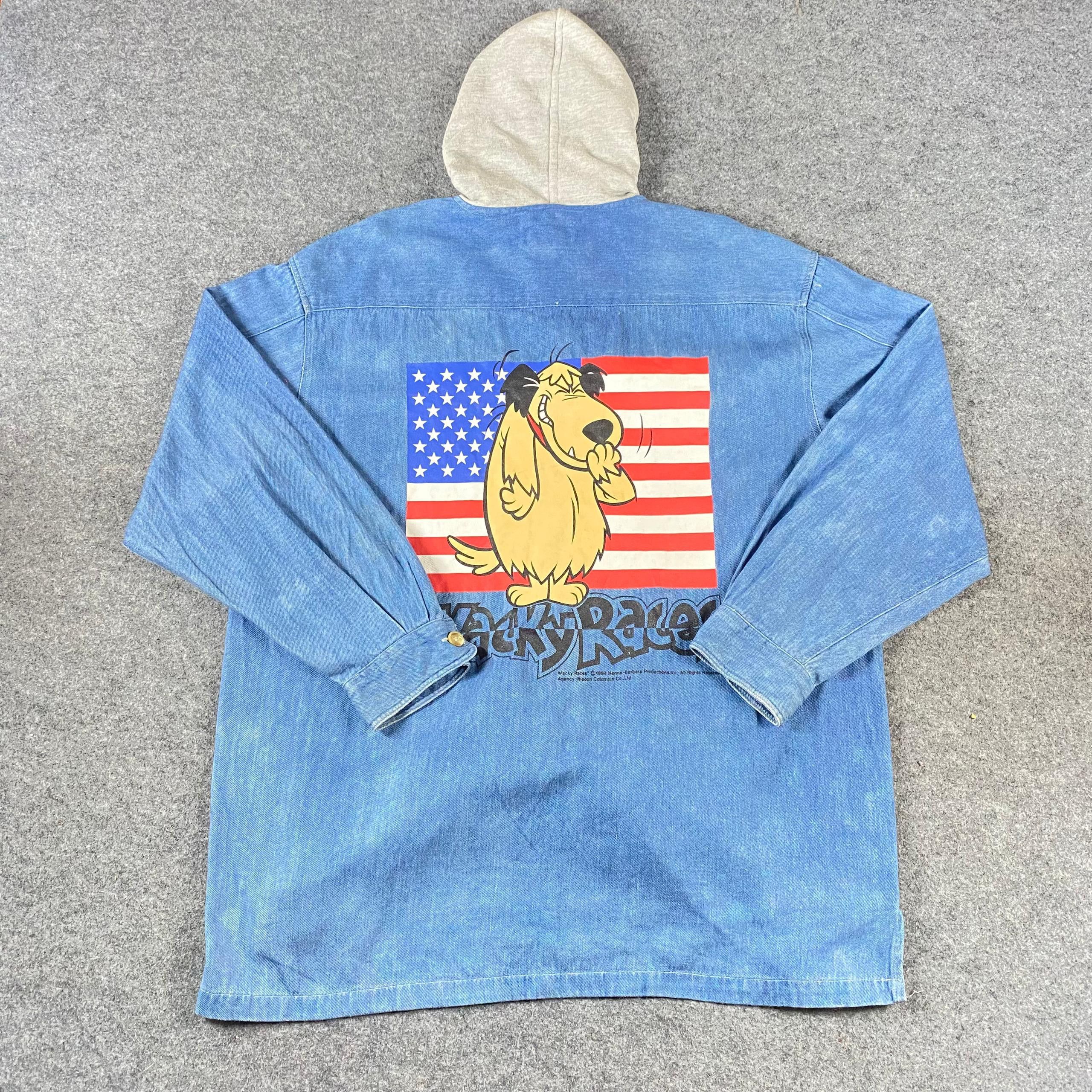 Japanese Brand Vintage Hana Barbara Ricky Race Denim Hoodies Jacket Size US L / EU 52-54 / 3 - 7 Thumbnail